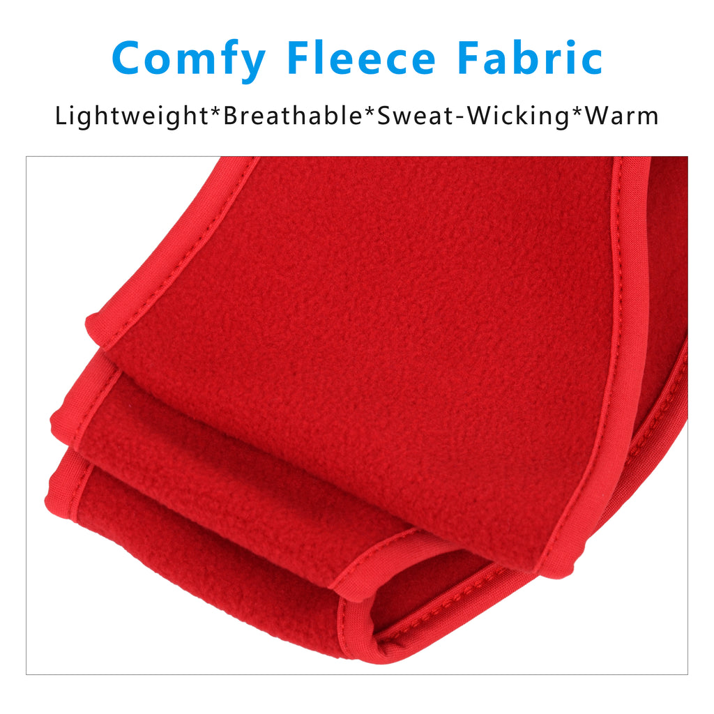 Anna-Kaci Winter Fleece Headband Moisture-Wicking for Running Sports Workouts Cold Weather Ear Warmer Unisex