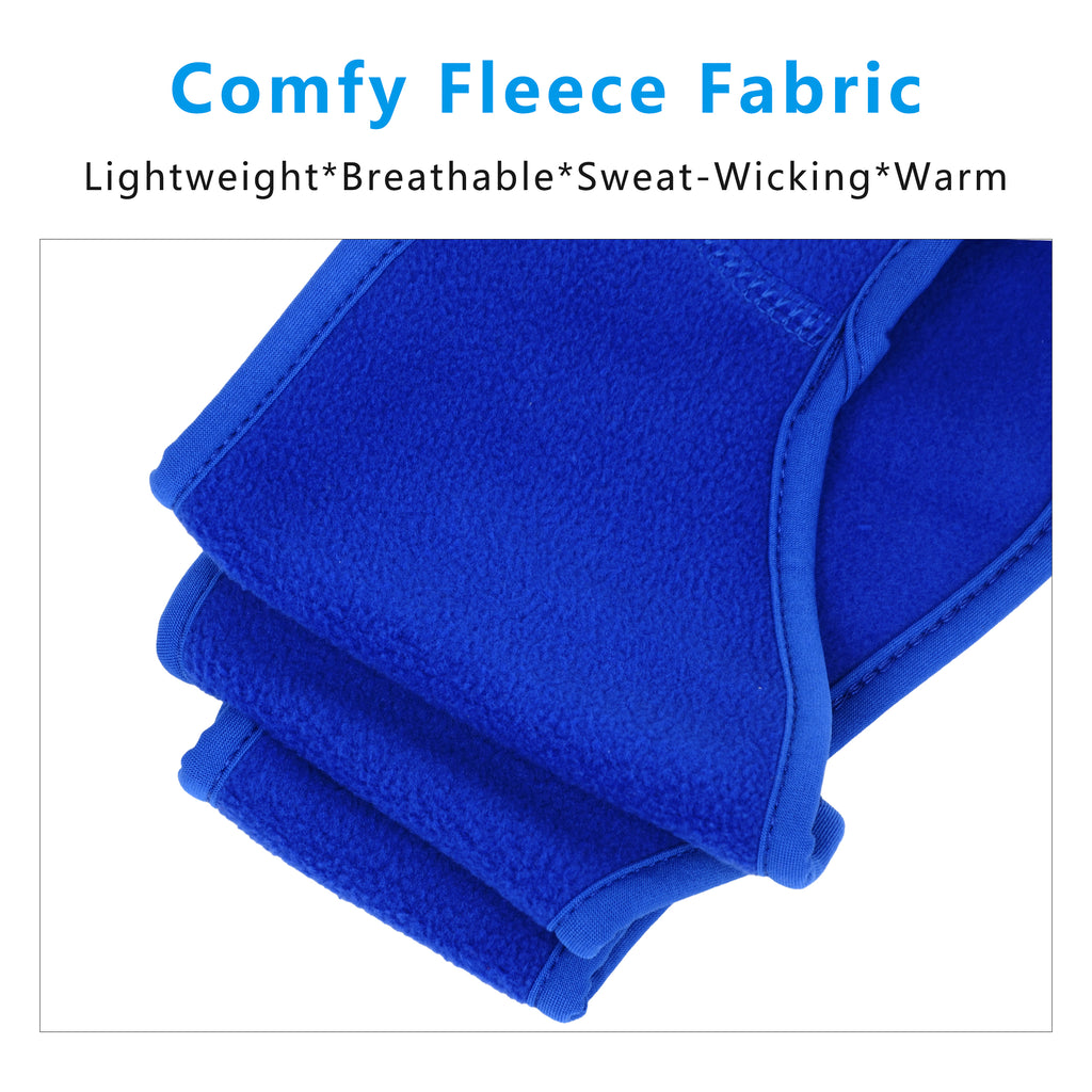 Anna-Kaci Winter Fleece Headband Moisture-Wicking for Running Sports Workouts Cold Weather Ear Warmer Unisex