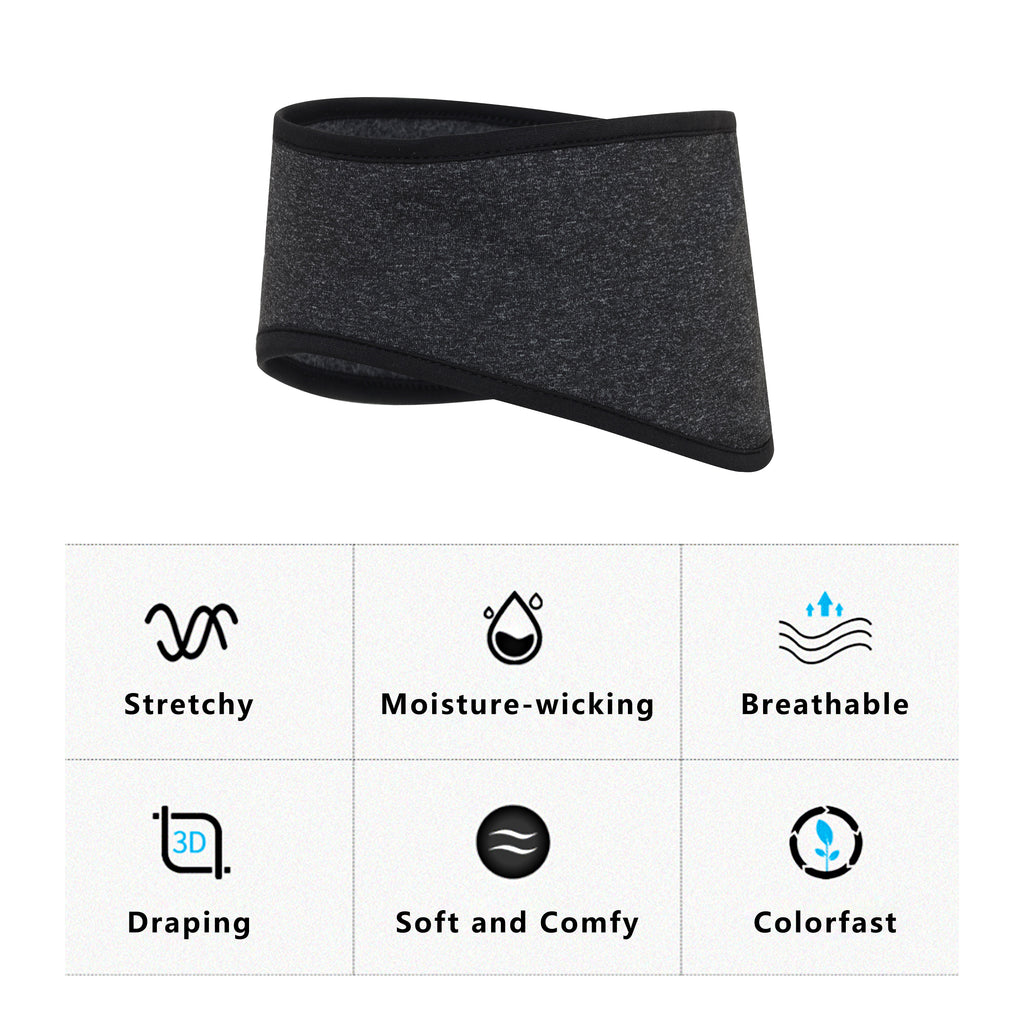 Anna-Kaci Sports Headband Moisture-Wicking for Running Workouts Exercise Men and Women Winter Ear Warmer