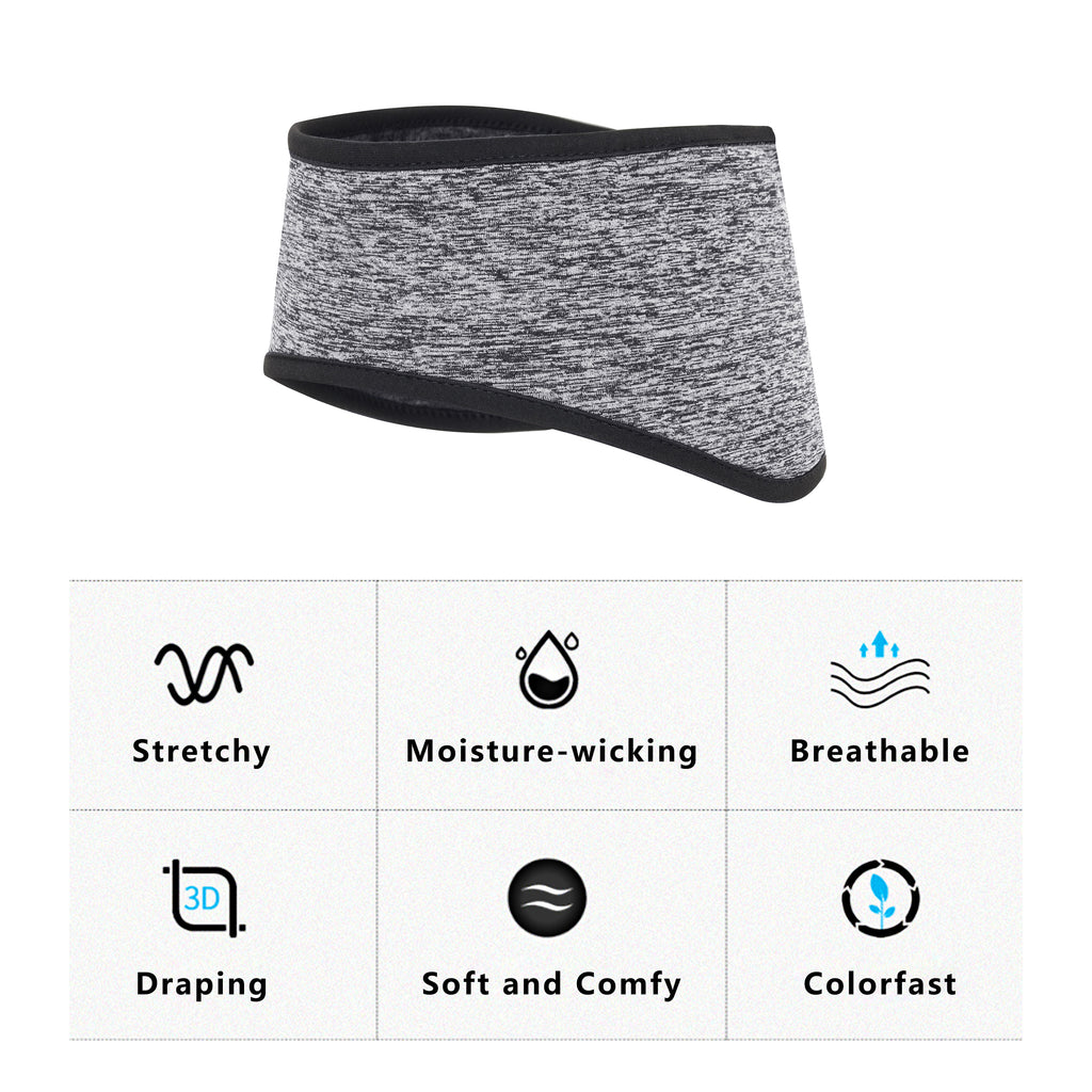 Anna-Kaci Sports Headband Moisture-Wicking for Running Workouts Exercise Men and Women Winter Ear Warmer