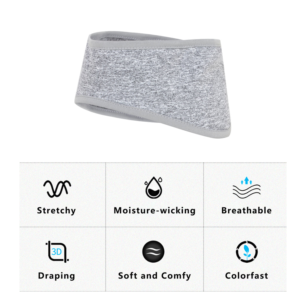 Anna-Kaci Sports Headband Moisture-Wicking for Running Workouts Exercise Men and Women Winter Ear Warmer