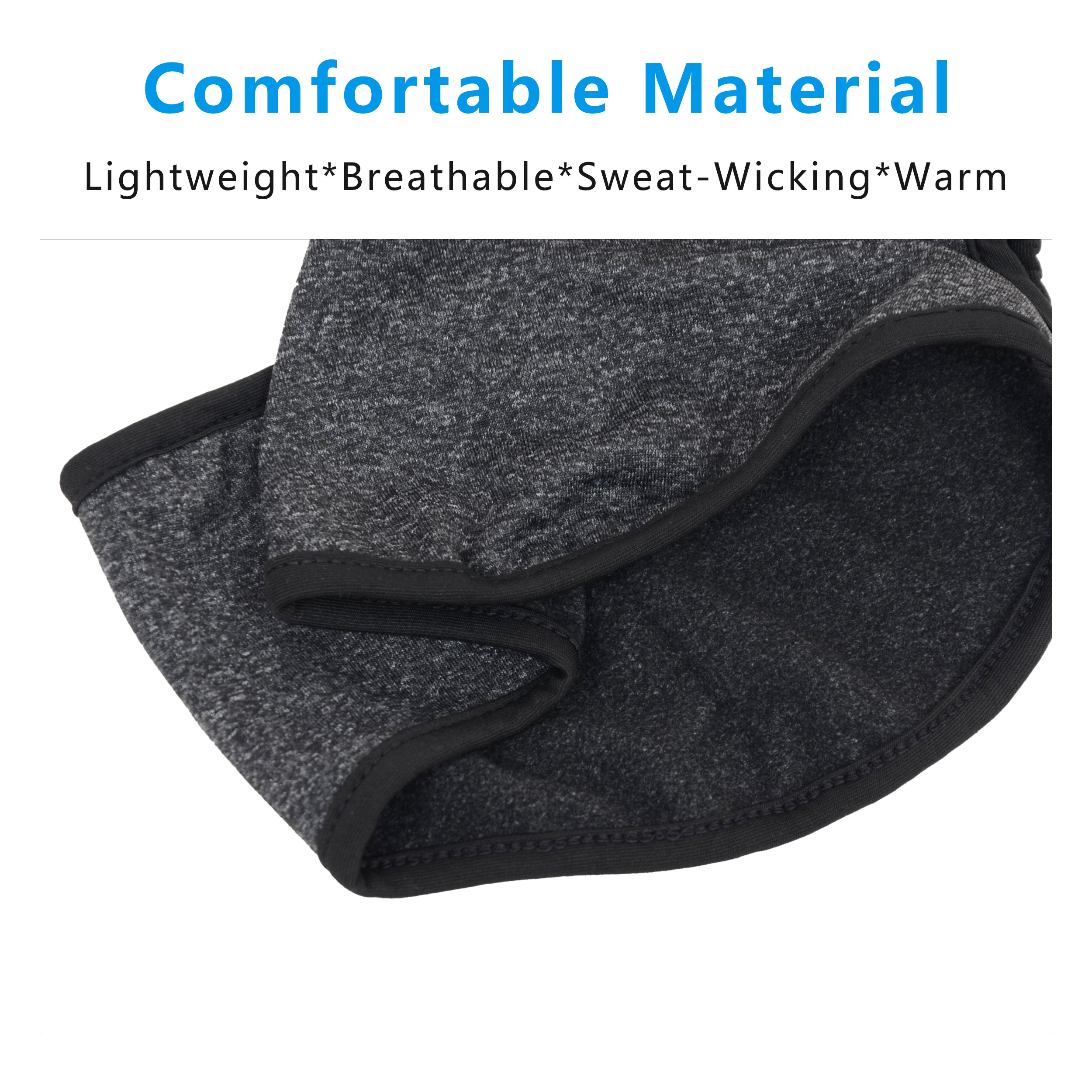 Anna-Kaci Women's Ponytail Headband Moisture-Wicking for Running Exercise Workouts Winter Ear Warmer