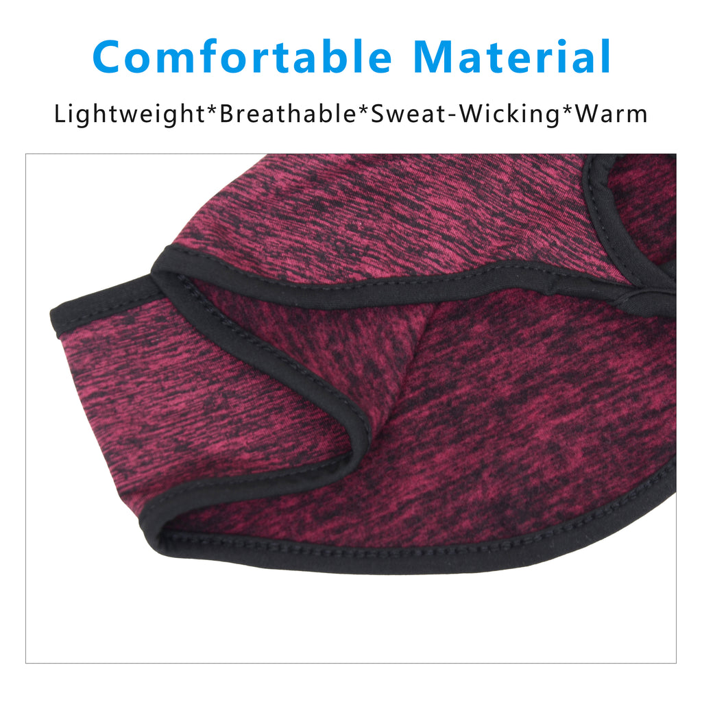 Anna-Kaci Women's Ponytail Headband Moisture-Wicking for Running Exercise Workouts Winter Ear Warmer