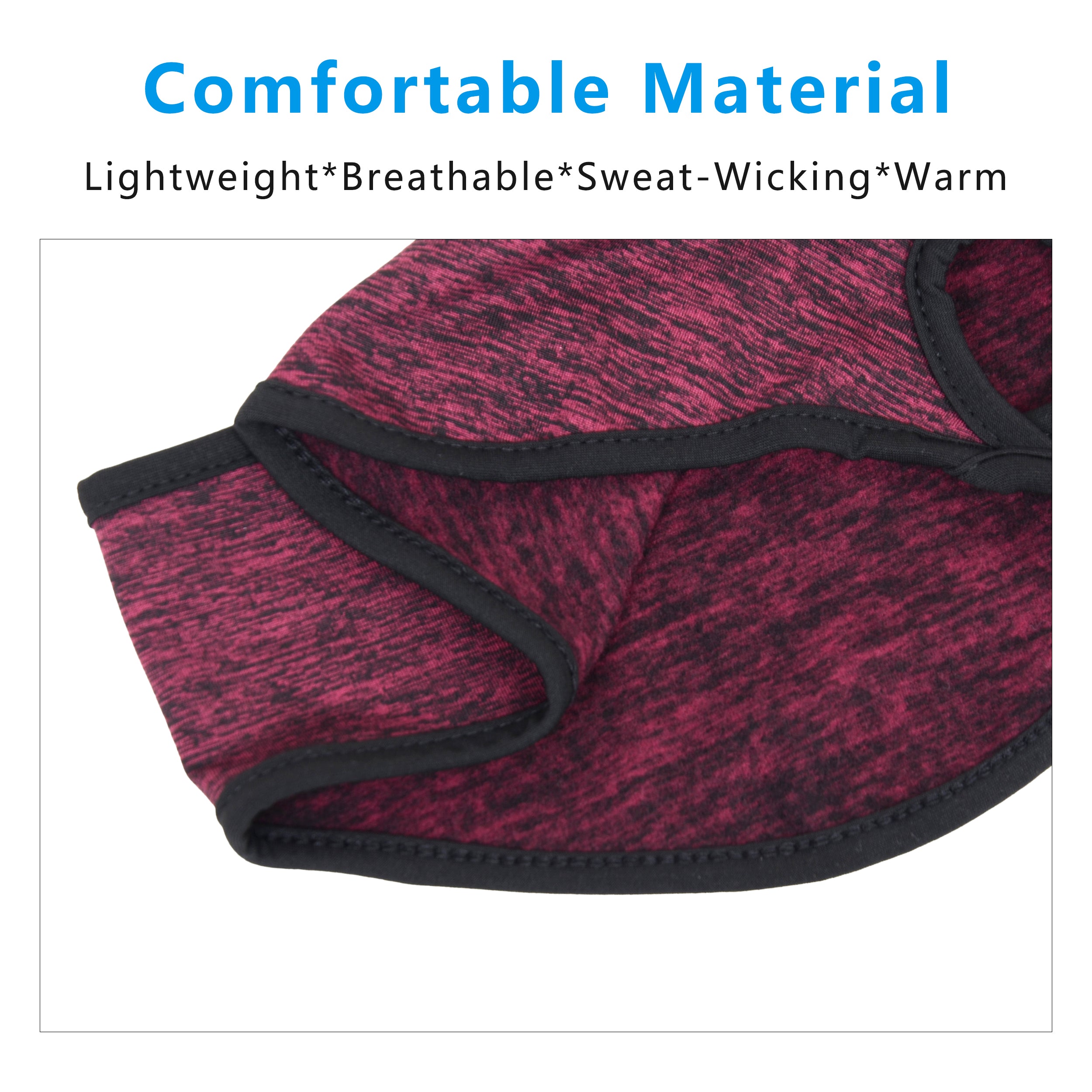 Anna-Kaci Women's Ponytail Headband Moisture-Wicking for Running Exercise Workouts Winter Ear Warmer