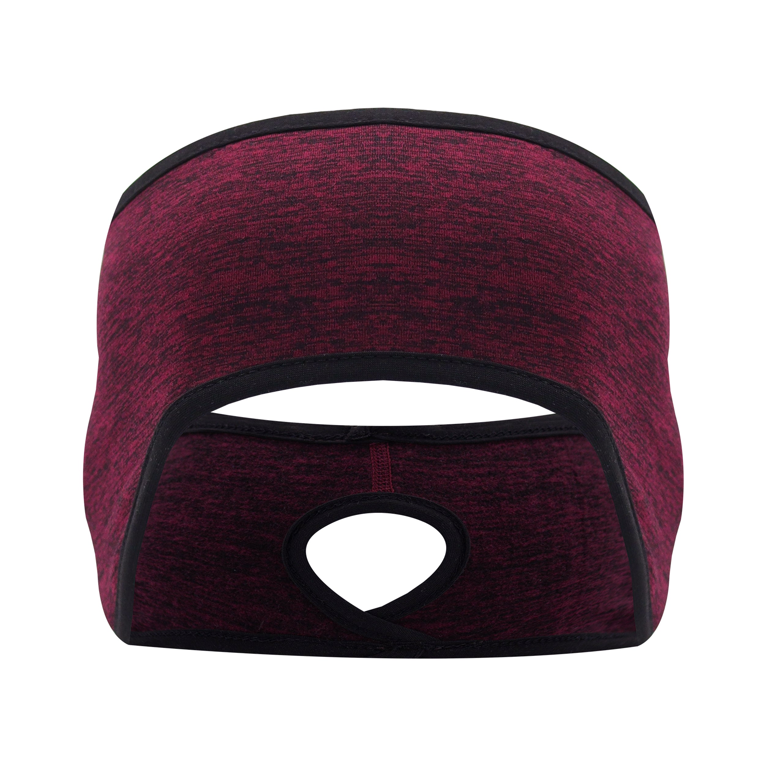 Anna-Kaci Women's Ponytail Headband Moisture-Wicking for Running Exercise Workouts Winter Ear Warmer