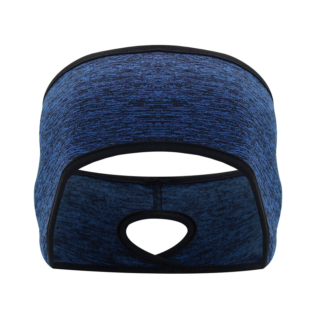 Anna-Kaci Women's Ponytail Headband Moisture-Wicking for Running Exercise Workouts Winter Ear Warmer