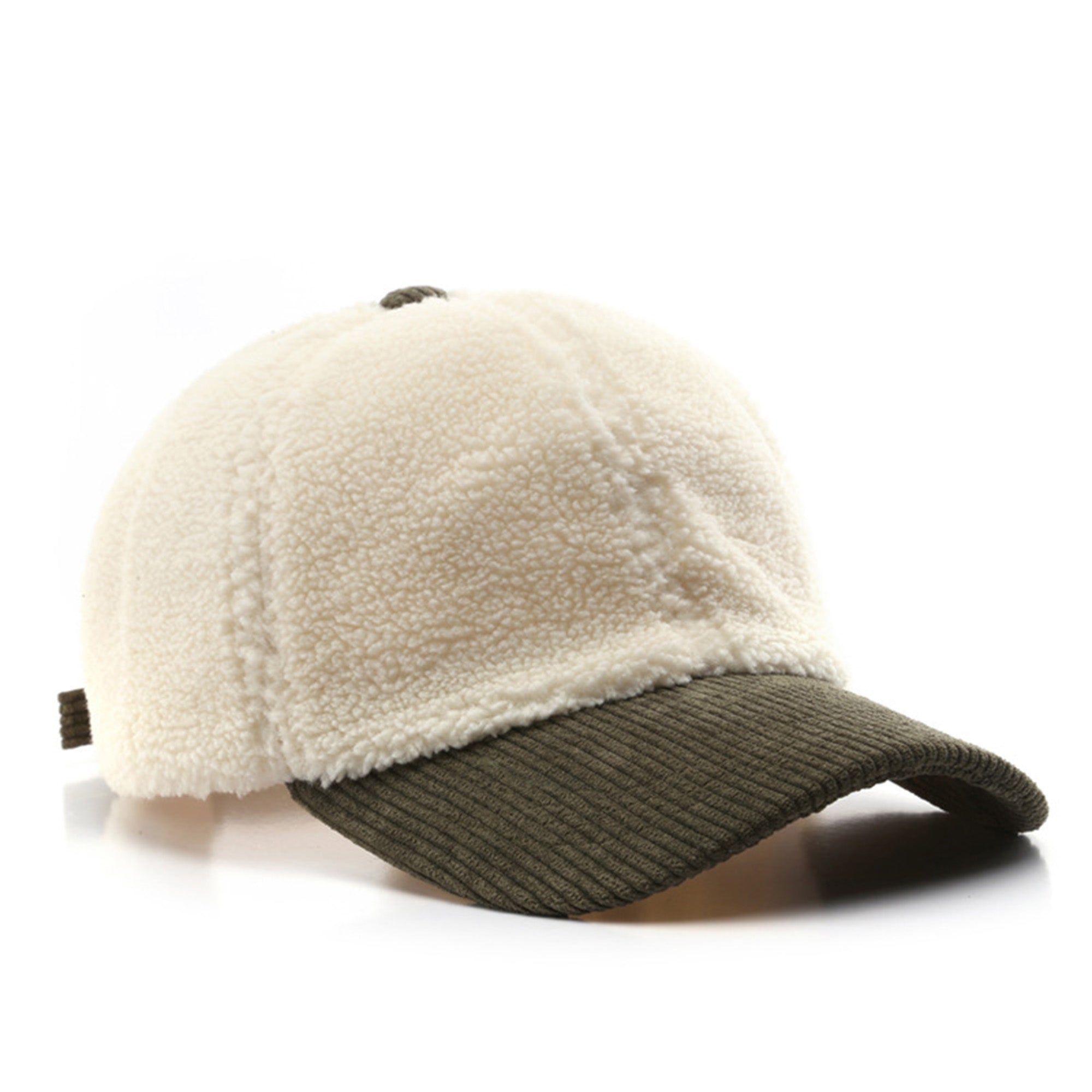 Anna-Kaci Plush High Pile Fleece Baseball Cap with Soft Textured Panels and Ribbed Brim Detail for Warmth and Comfortable Everyday Wear