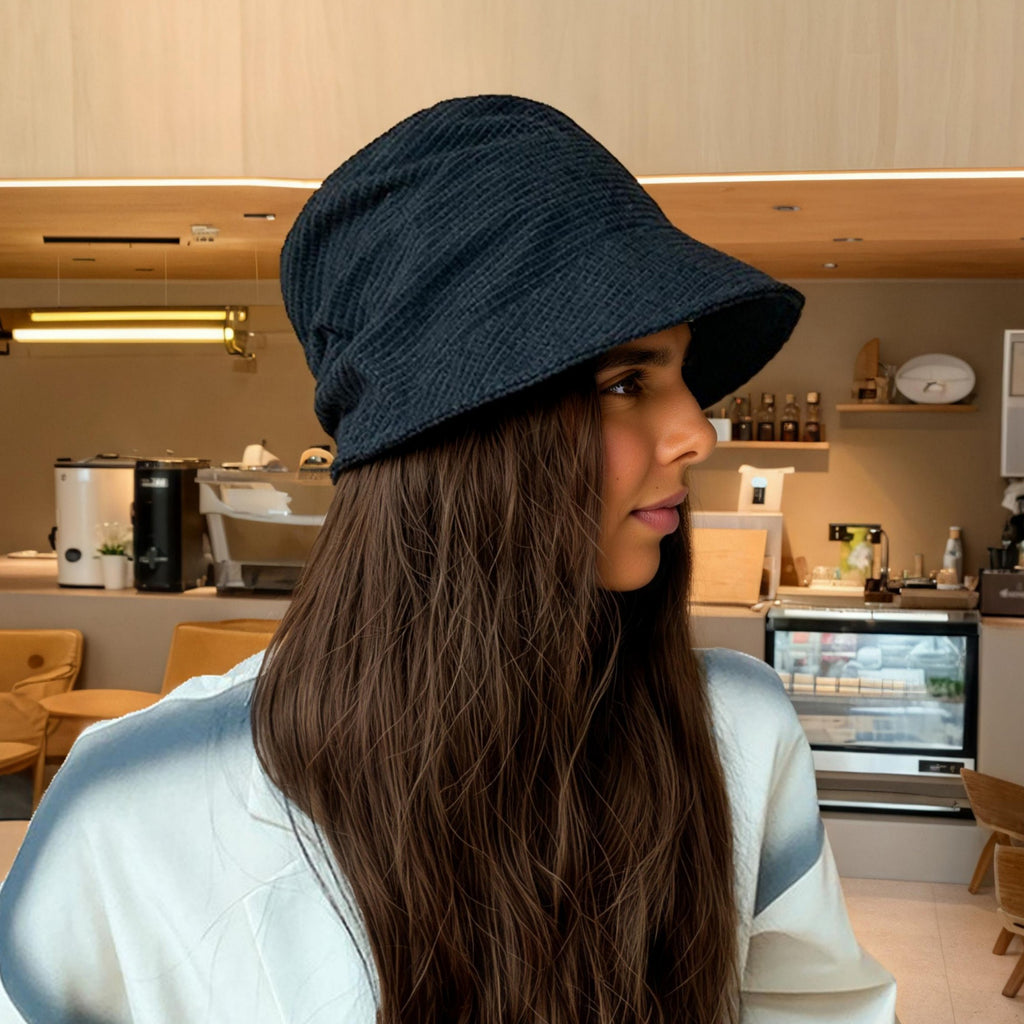 Anna-Kaci Women's Textured Soft Bucket Hat with Foldable Brim Relaxed Fit and Lightweight Fabric Design