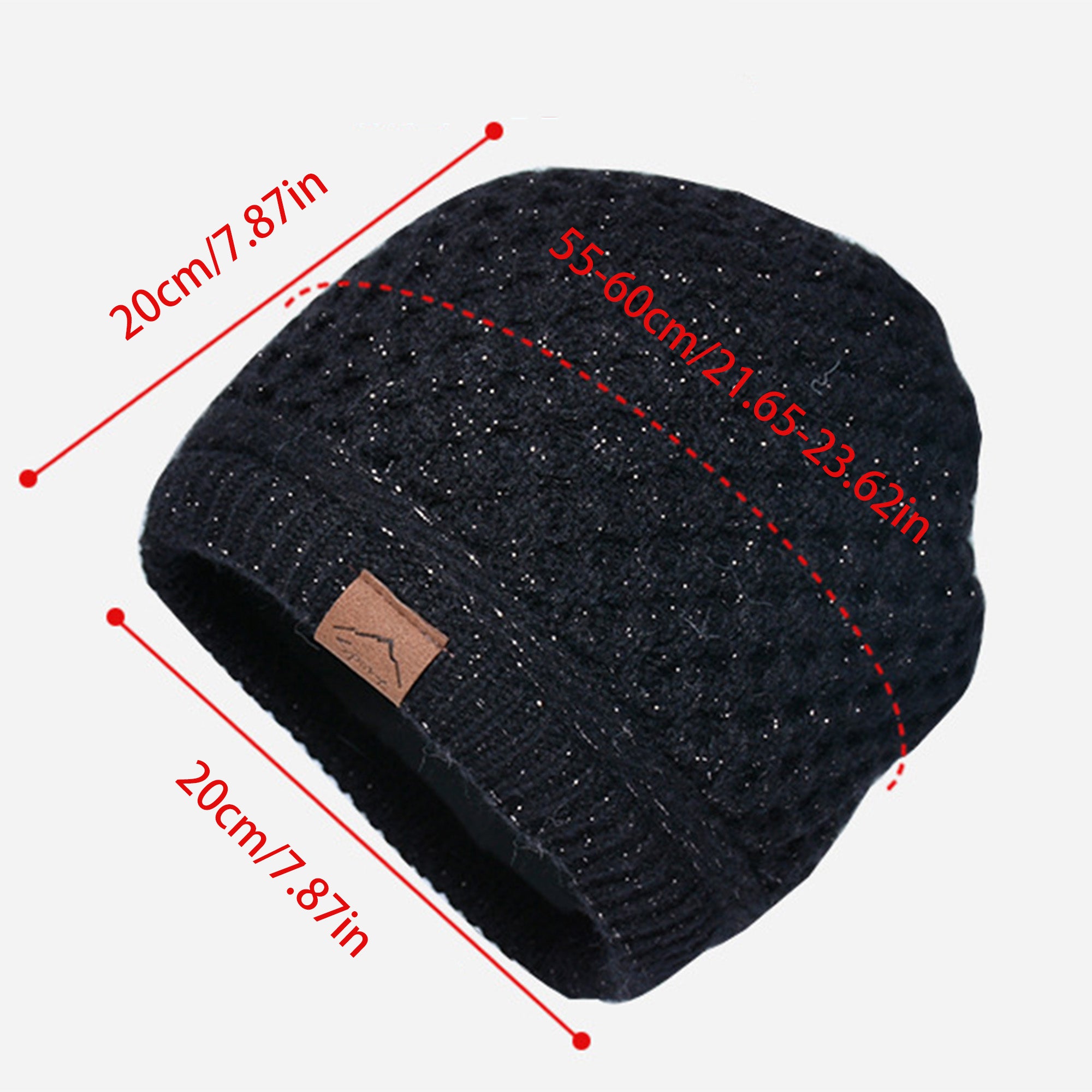 Anna-Kaci Womens Knit Beanie Hat with Ponytail Opening Soft Slouchy Winter Cap