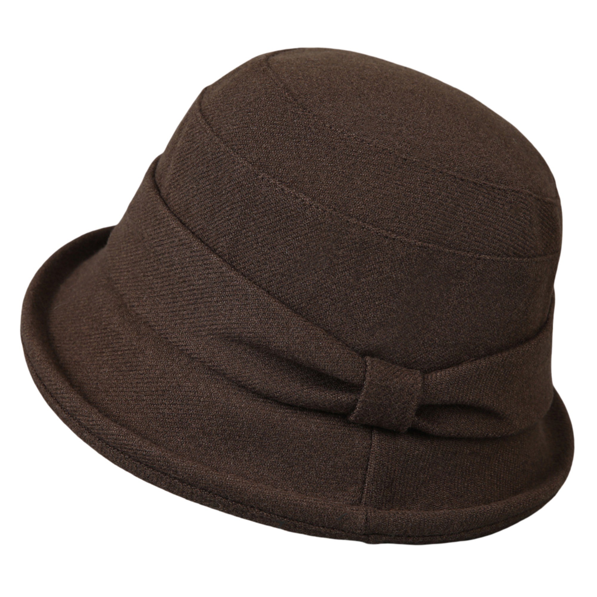 Anna-Kaci Womens Soft Structured Cloche Hat with Classic Side Band
