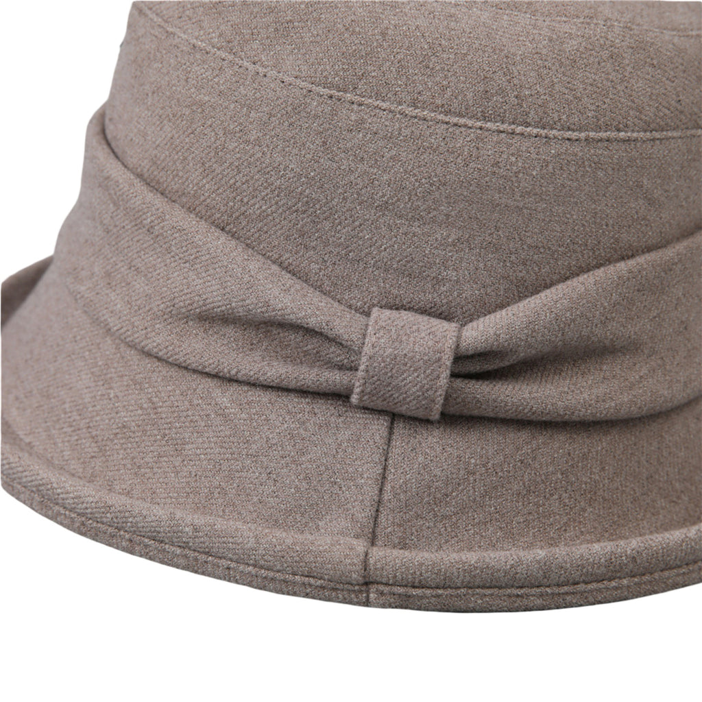 Anna-Kaci Womens Soft Structured Cloche Hat with Classic Side Band