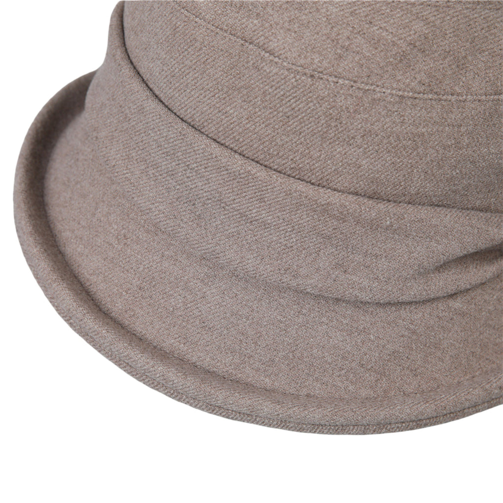 Anna-Kaci Womens Soft Structured Cloche Hat with Classic Side Band