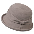 Anna-Kaci Womens Soft Structured Cloche Hat with Classic Side Band