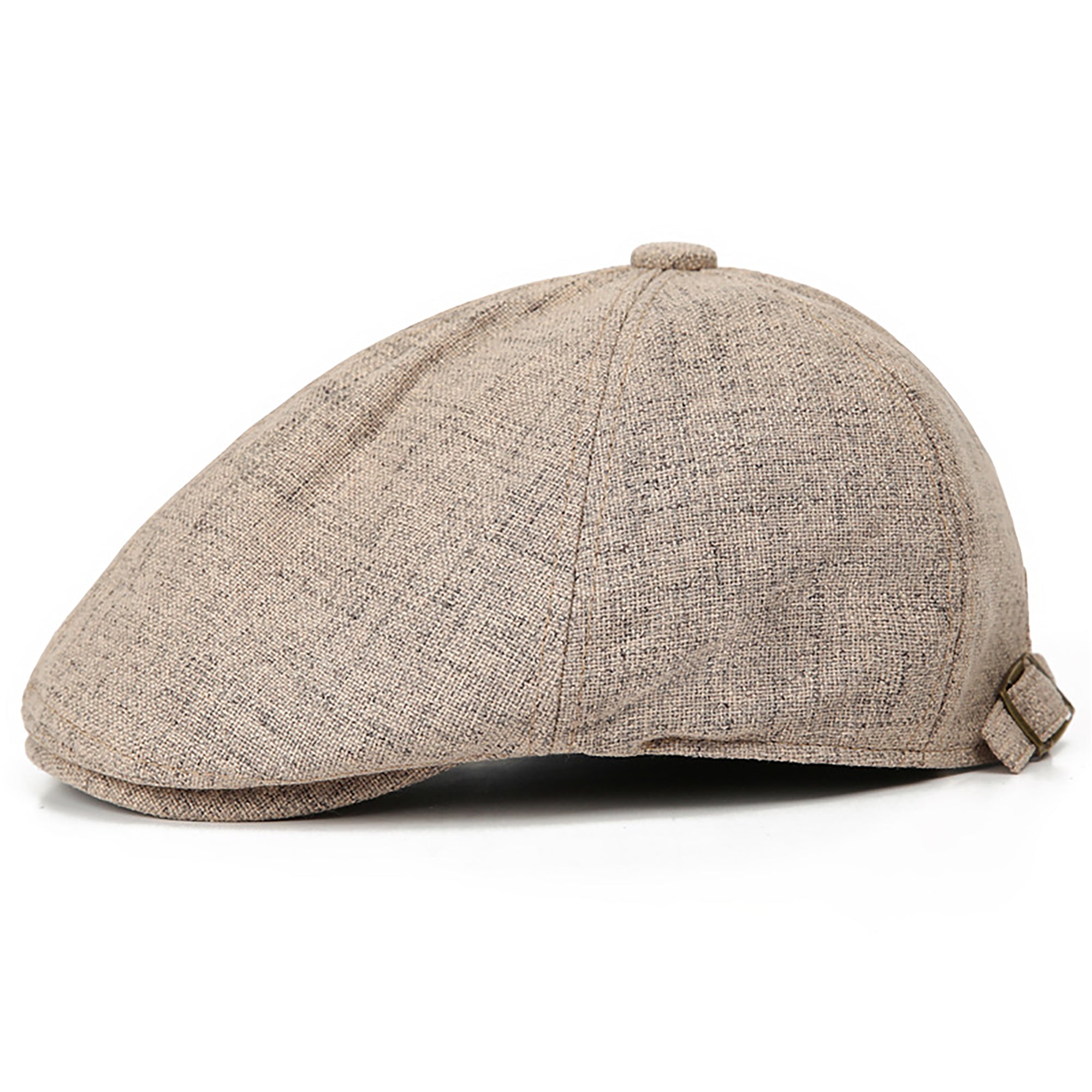 Anna-Kaci Womens Linen Cotton Flat Cap Lightweight Breathable Newsboy Style Hat