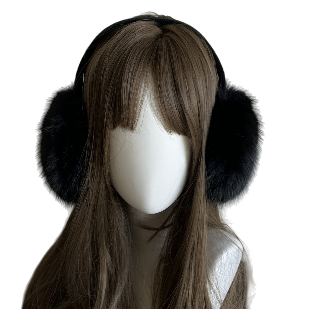 Anna-Kaci Women's Plush Faux Fur Earmuffs with Soft Cushioned Ear Covers and Lightweight Comfortable Wraparound Headband Design