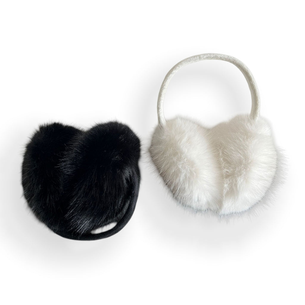 Anna-Kaci Women's Plush Faux Fur Earmuffs with Soft Cushioned Ear Covers and Lightweight Comfortable Wraparound Headband Design