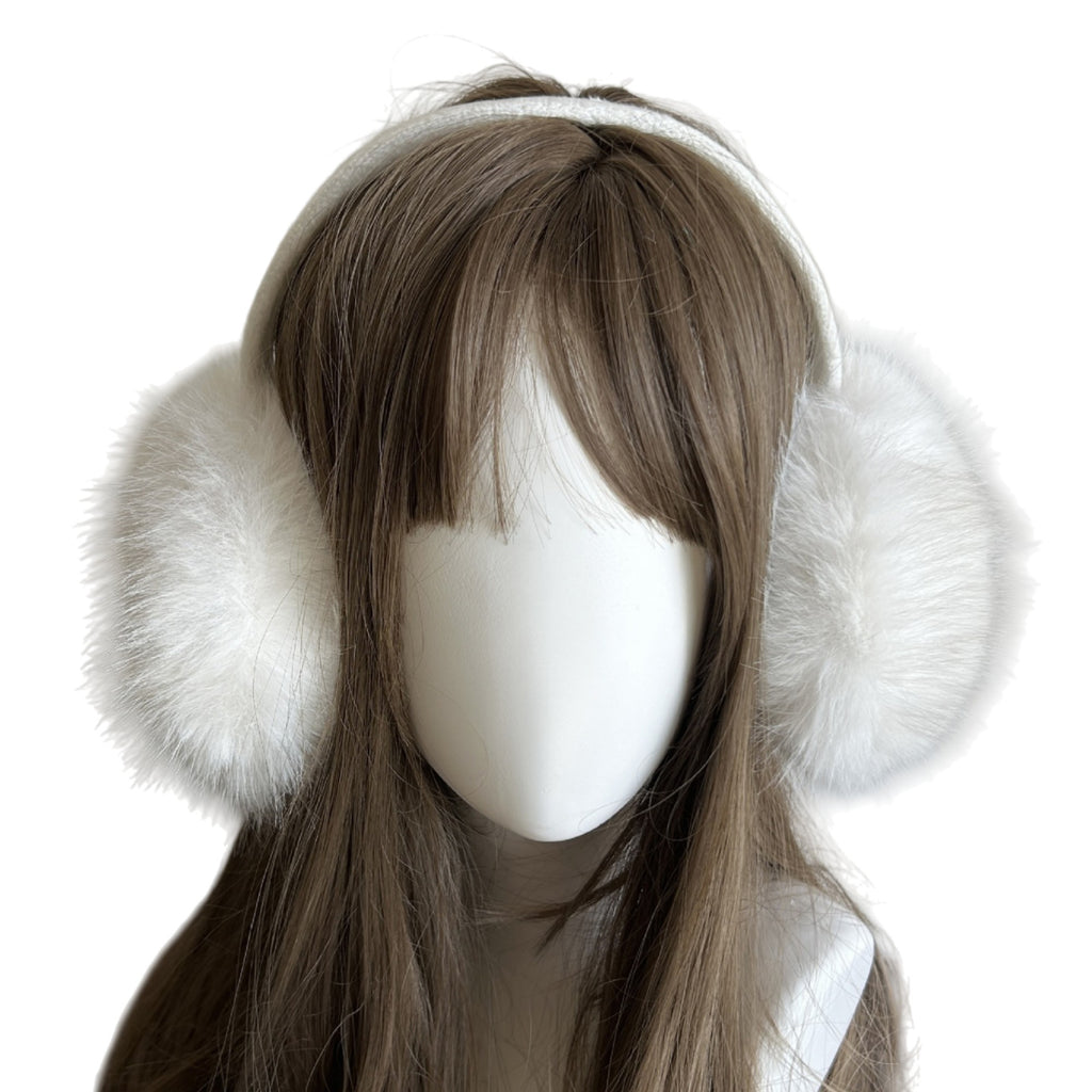 Anna-Kaci Women's Plush Faux Fur Earmuffs with Soft Cushioned Ear Covers and Lightweight Comfortable Wraparound Headband Design