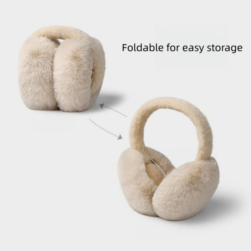 Anna-Kaci Women's Plush Faux Fur Ear Muffs with Padded Ear Cushions and Soft Wraparound Design