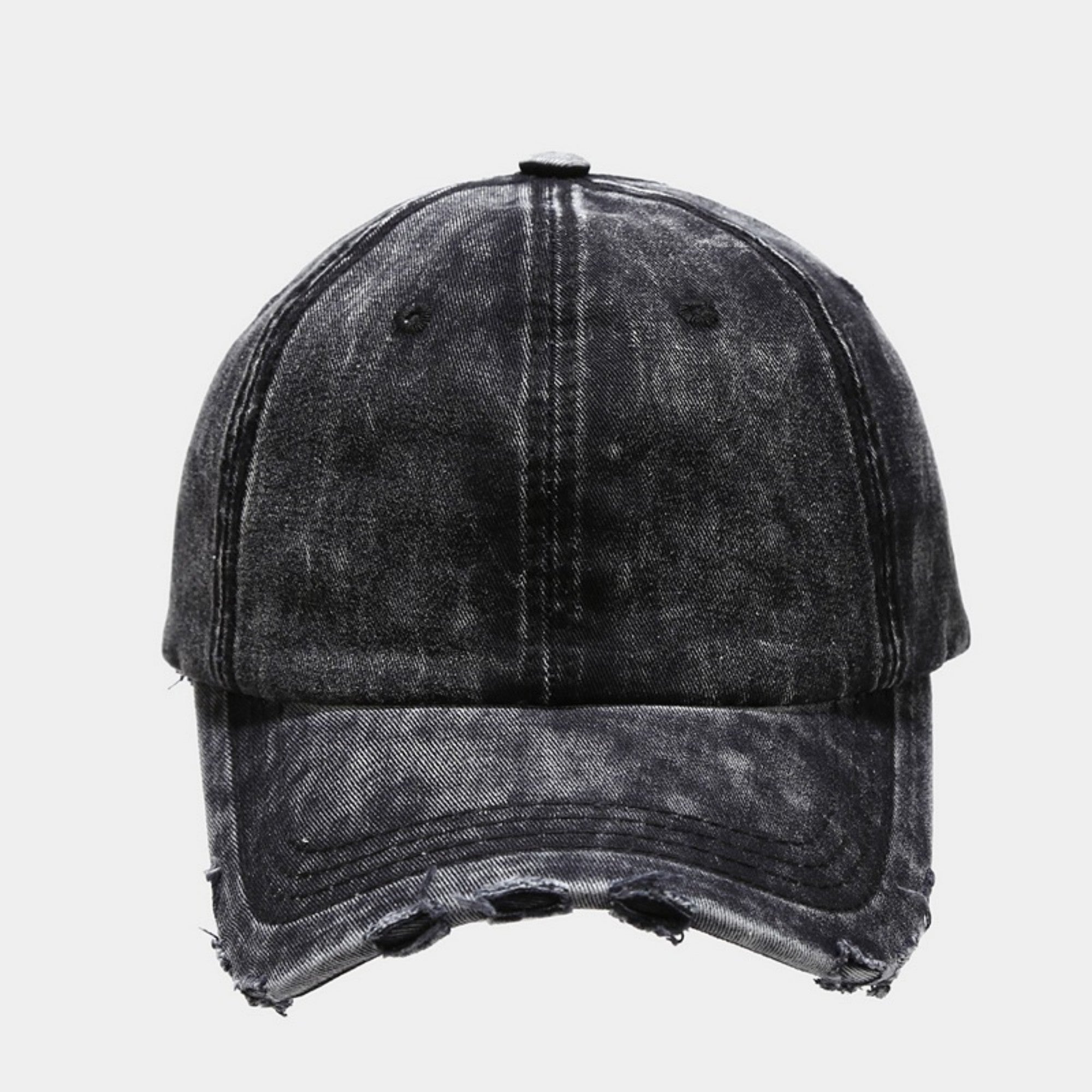 Anna-Kaci Women's Distressed Washed Baseball Cap with Curved Brim