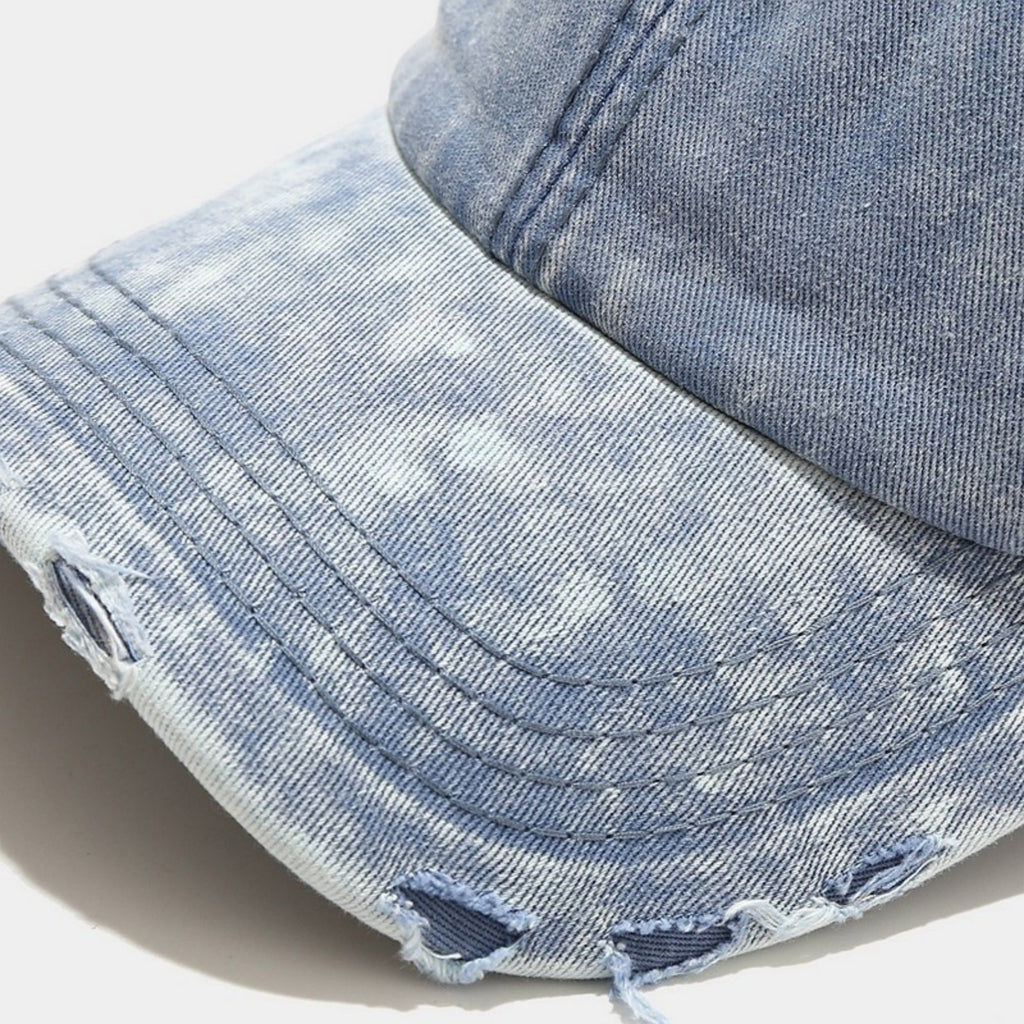 Anna-Kaci Women's Distressed Washed Baseball Cap with Curved Brim
