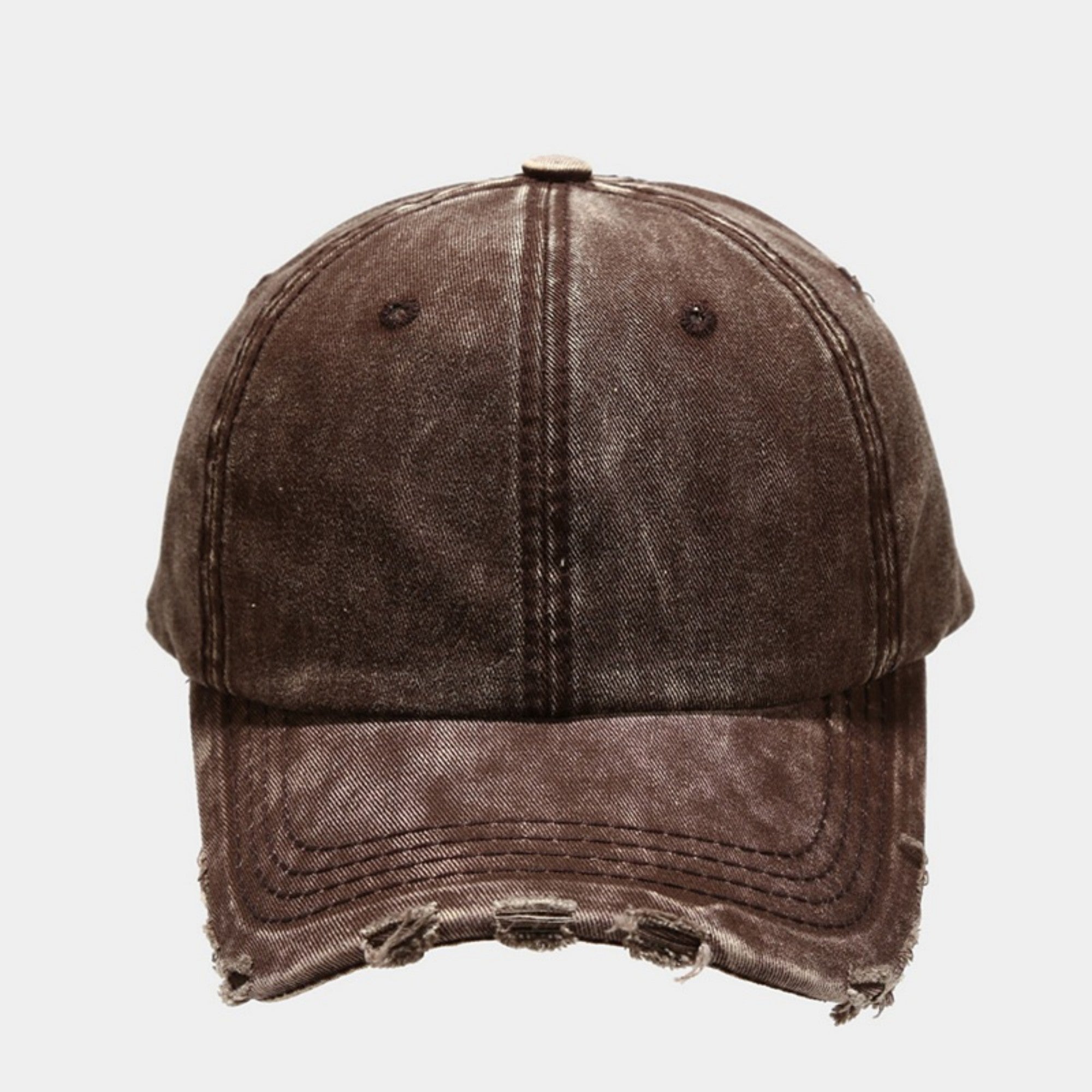Anna-Kaci Women's Distressed Washed Baseball Cap with Curved Brim