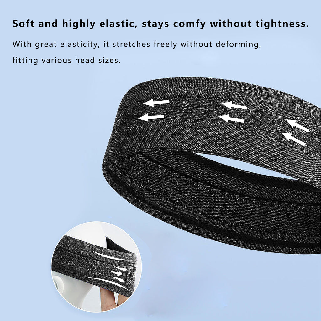 Anna-Kaci No Damage Stretchy Headbands Moisture-Wicking Quick-Dry for Sports Running Yoga Workouts Unisex