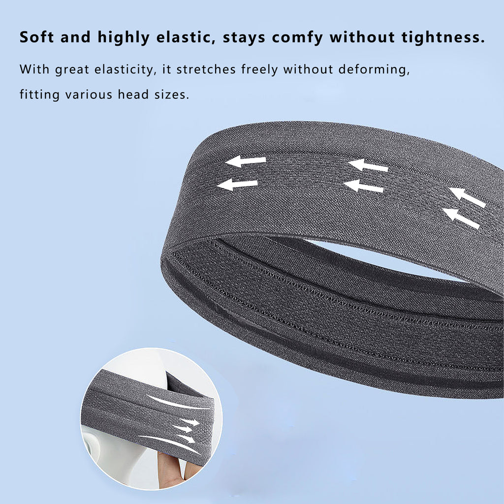 Anna-Kaci No Damage Stretchy Headbands Moisture-Wicking Quick-Dry for Sports Running Yoga Workouts Unisex