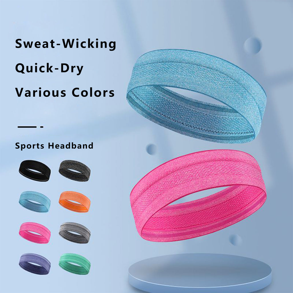 Anna-Kaci No Damage Stretchy Headbands Moisture-Wicking Quick-Dry for Sports Running Yoga Workouts Unisex