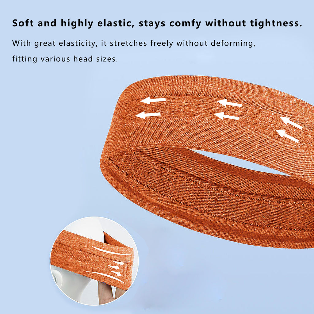 Anna-Kaci No Damage Stretchy Headbands Moisture-Wicking Quick-Dry for Sports Running Yoga Workouts Unisex