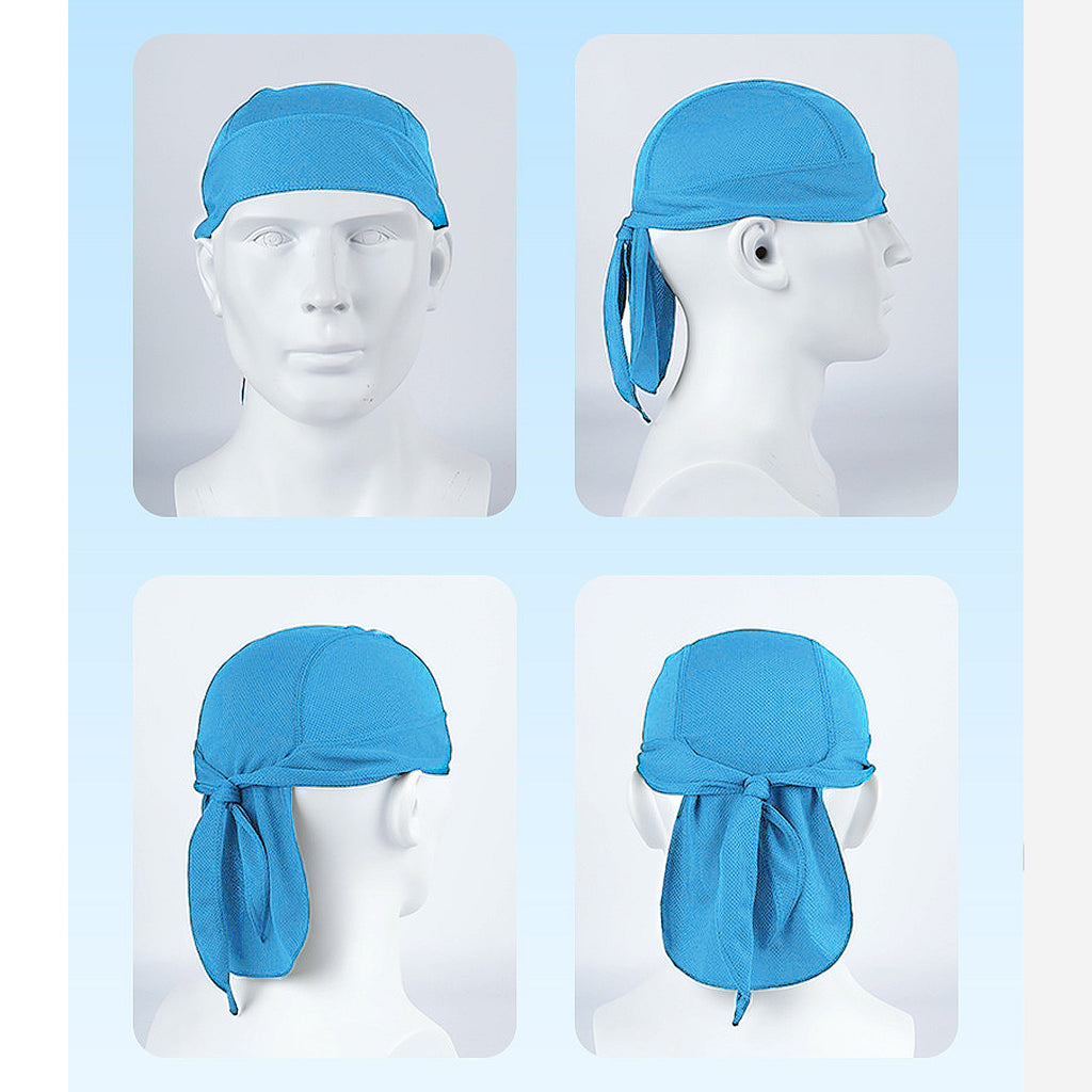 Anna-Kaci Sweat-Wicking Quick-Dry Skull Cap Cycling Hat Pirate Hat Bandana Head Wrap for Men and Women Sports