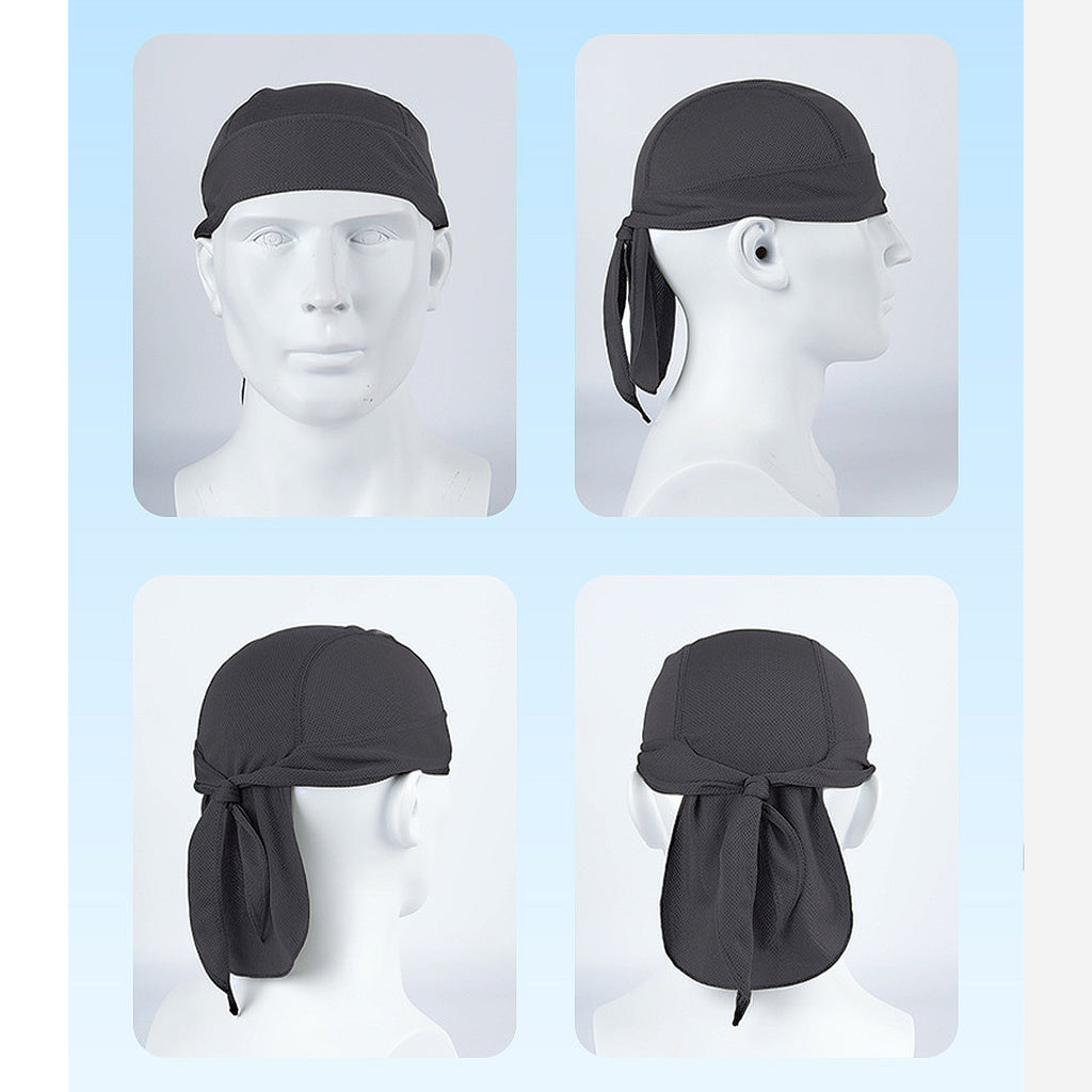 Anna-Kaci Sweat-Wicking Quick-Dry Skull Cap Cycling Hat Pirate Hat Bandana Head Wrap for Men and Women Sports