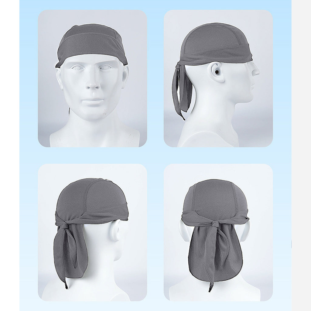 Anna-Kaci Sweat-Wicking Quick-Dry Skull Cap Cycling Hat Pirate Hat Bandana Head Wrap for Men and Women Sports