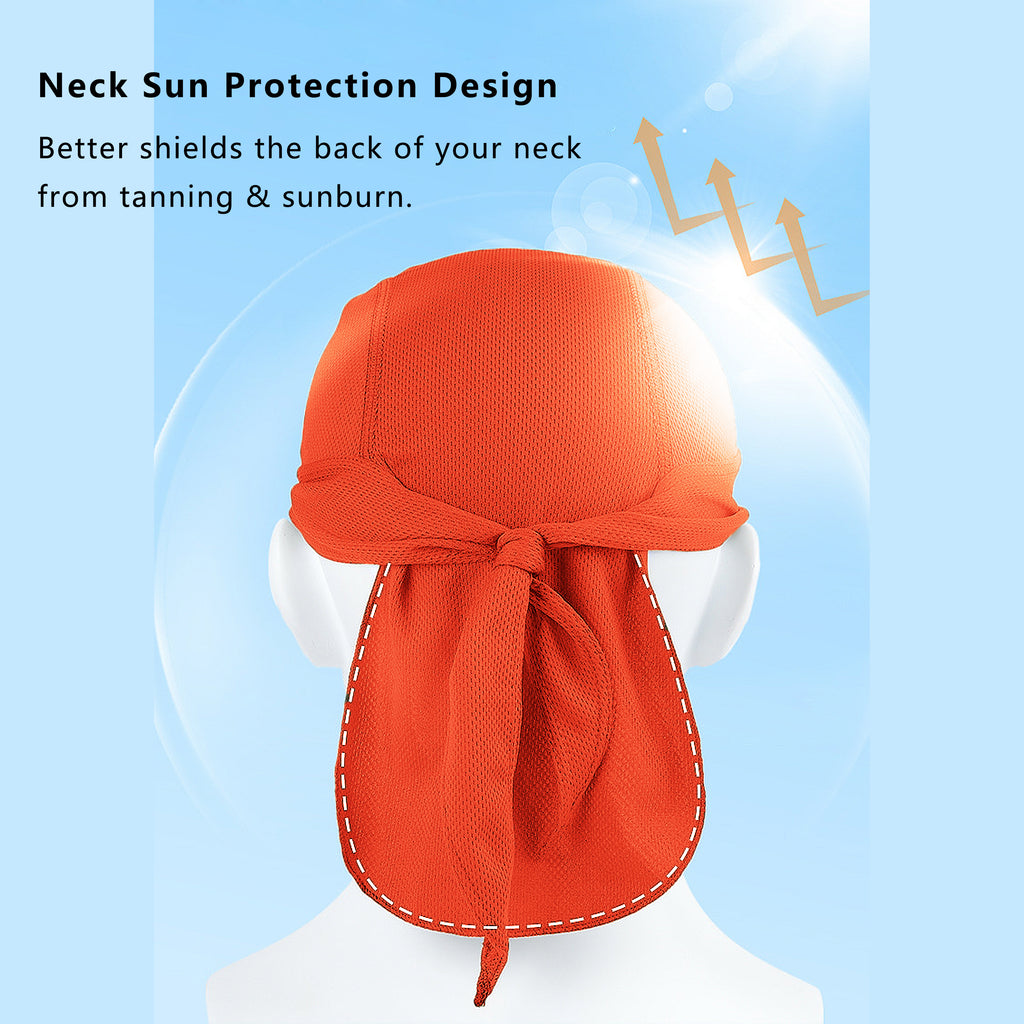 Anna-Kaci Sweat-Wicking Quick-Dry Skull Cap Cycling Hat Pirate Hat Bandana Head Wrap for Men and Women Sports
