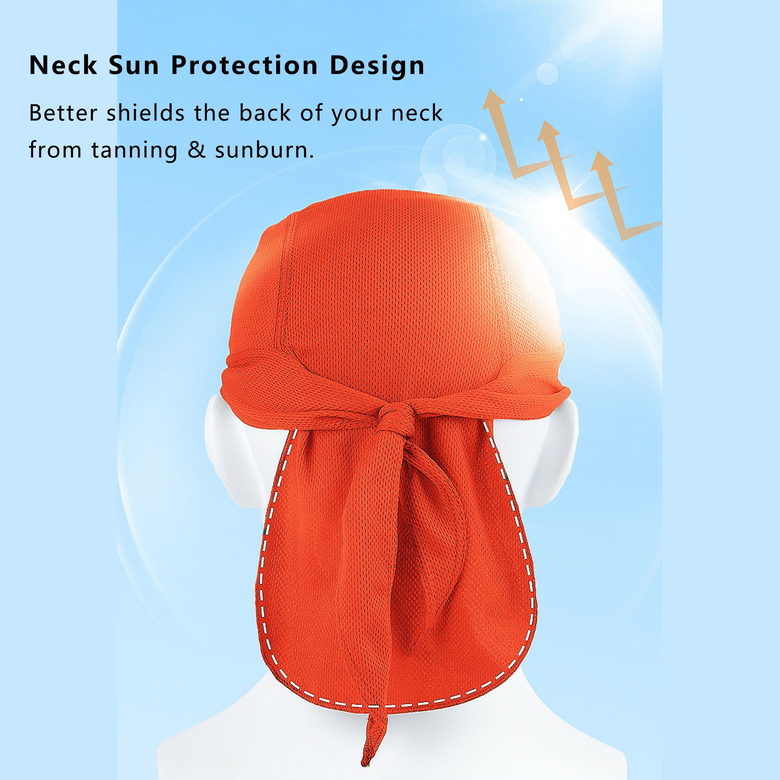 Anna-Kaci Sweat-Wicking Quick-Dry Skull Cap Cycling Hat Pirate Hat Bandana Head Wrap for Men and Women Sports