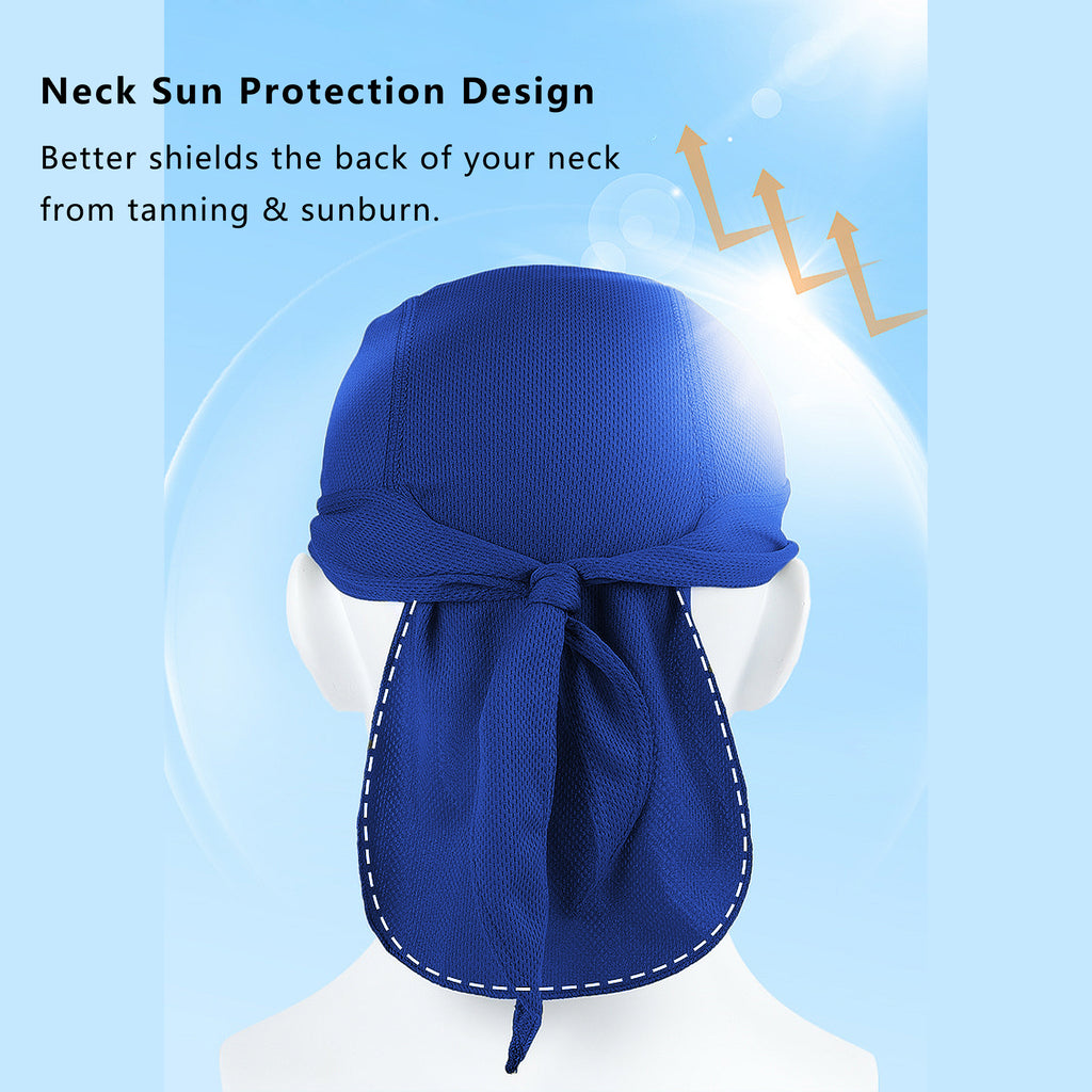 Anna-Kaci Sweat-Wicking Quick-Dry Skull Cap Cycling Hat Pirate Hat Bandana Head Wrap for Men and Women Sports