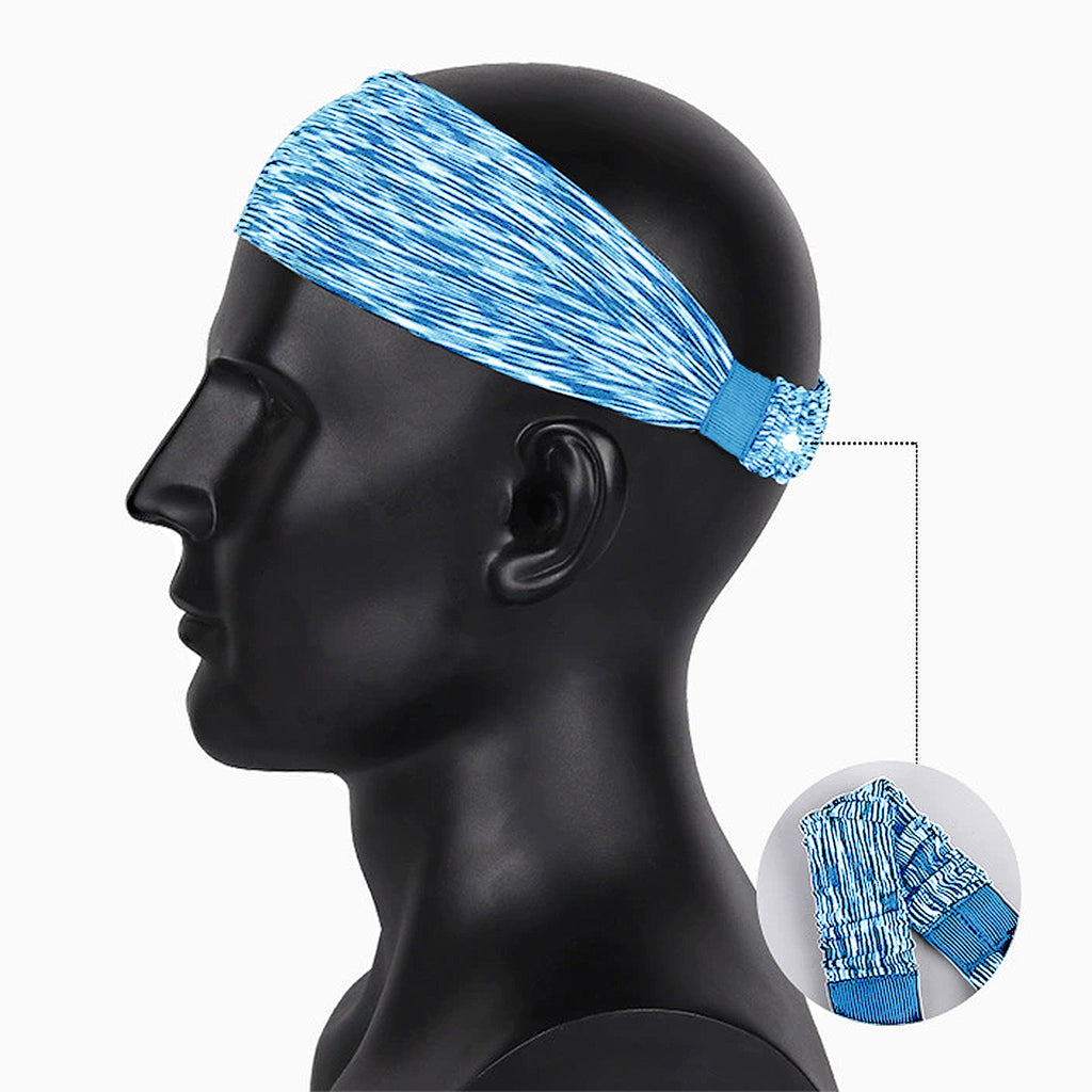 Anna-Kaci Fashion Stretchy Headbands for Sports Running Yoga Workouts Moisture-Wicking Quick-Dry Unisex