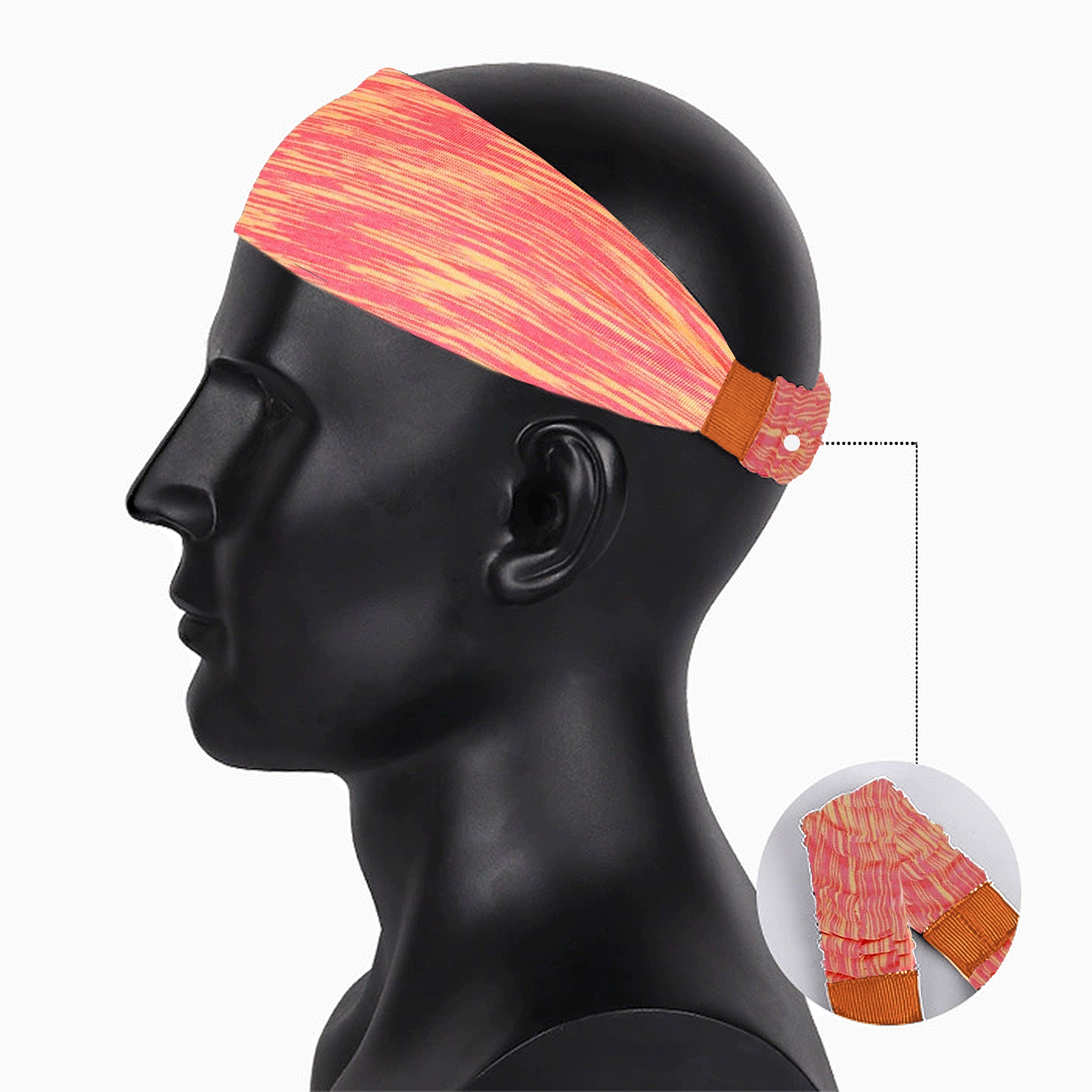 Anna-Kaci Fashion Stretchy Headbands for Sports Running Yoga Workouts Moisture-Wicking Quick-Dry Unisex