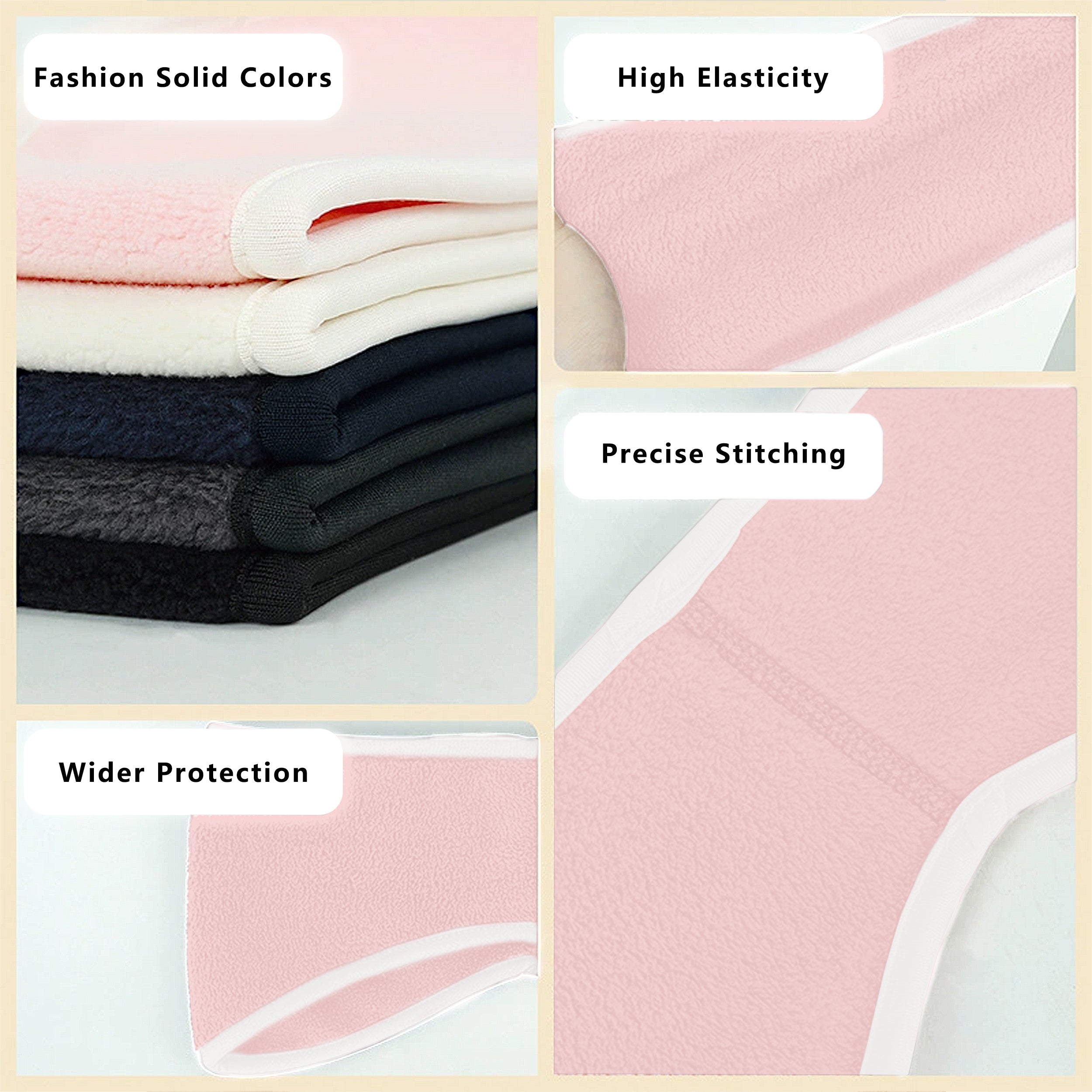 Anna-Kaci Winter Fleece Headband Ear Warmer Comfy Moisture-Wicking Windproof for Running Outdoor Activities