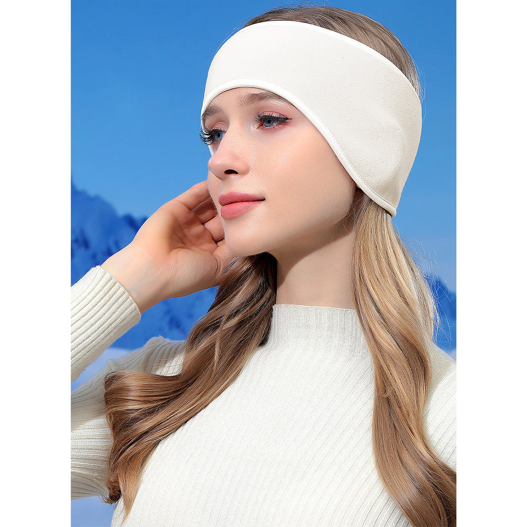 Anna-Kaci Winter Fleece Headband Ear Warmer Comfy Moisture-Wicking Windproof for Running Outdoor Activities