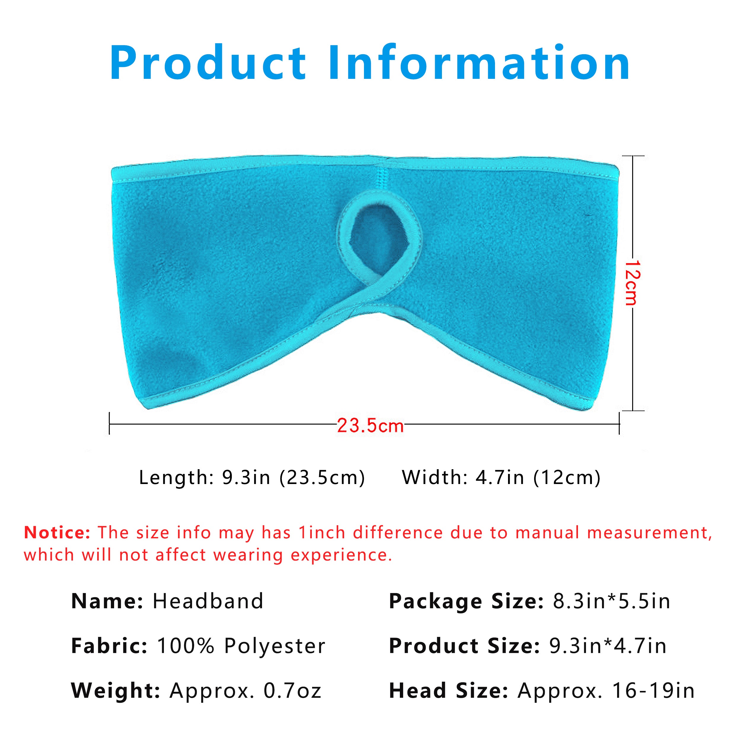 Anna-Kaci Women's Ponytail Fleece Headband Winter Ear Warmer Moisture-Wicking Windproof for Running Outdoor Sports