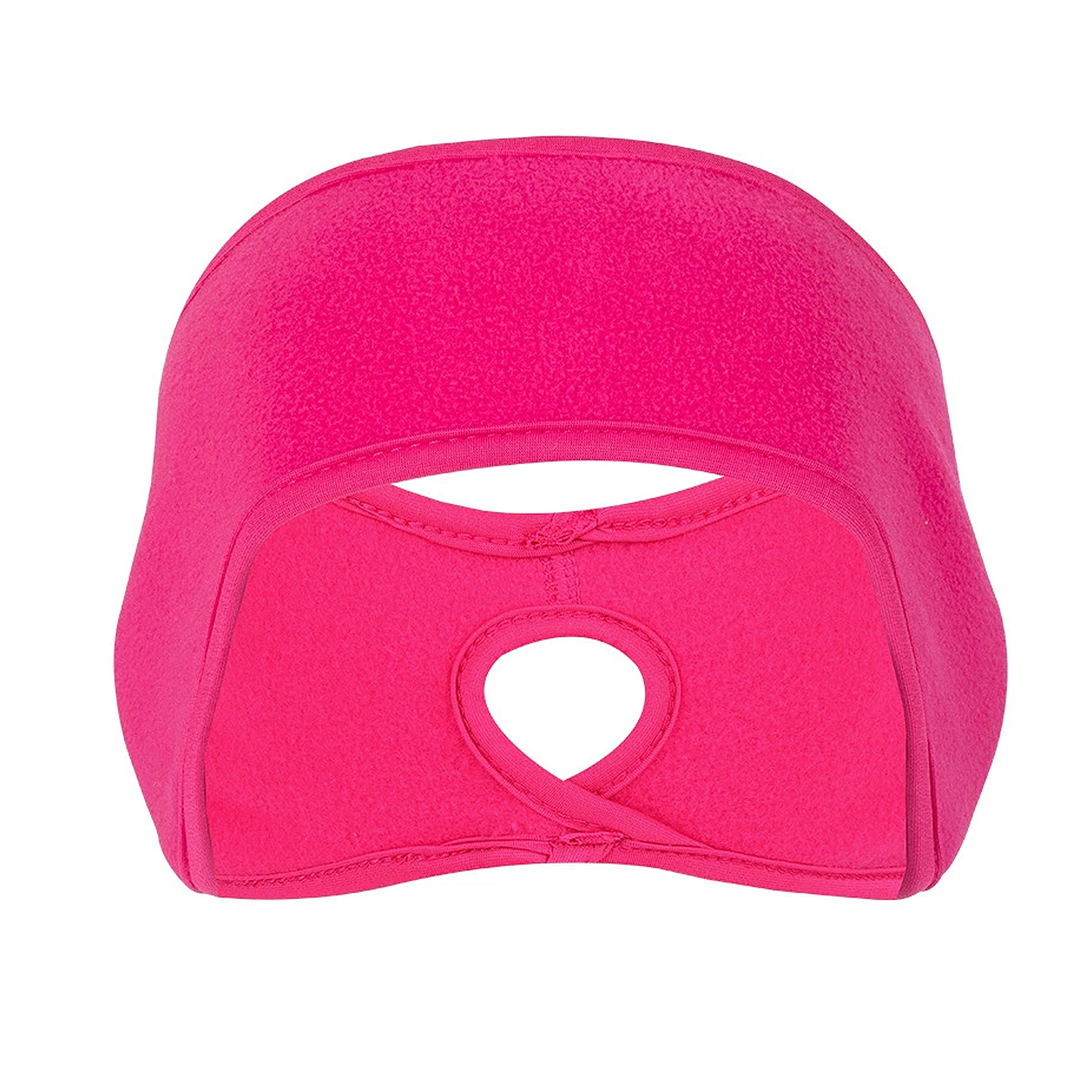 Anna-Kaci Women's Ponytail Fleece Headband Winter Ear Warmer Moisture-Wicking Windproof for Running Outdoor Sports