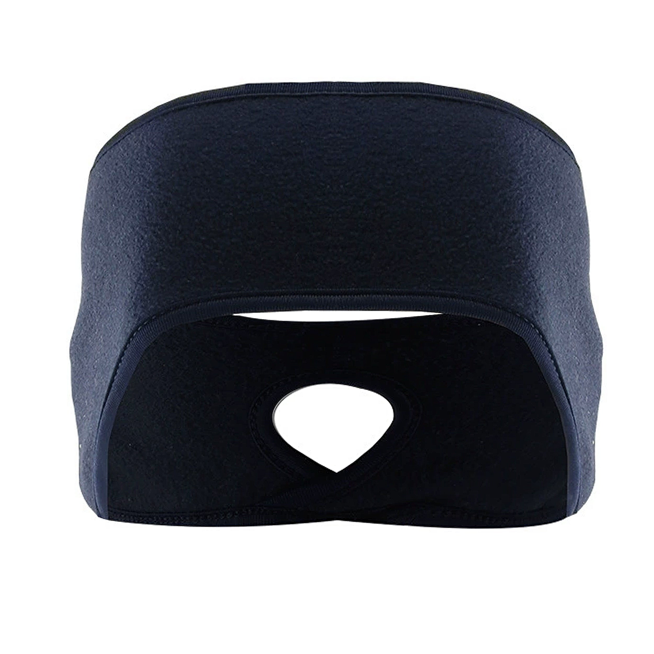 Anna-Kaci Women's Ponytail Fleece Headband Winter Ear Warmer Moisture-Wicking Windproof for Running Outdoor Sports
