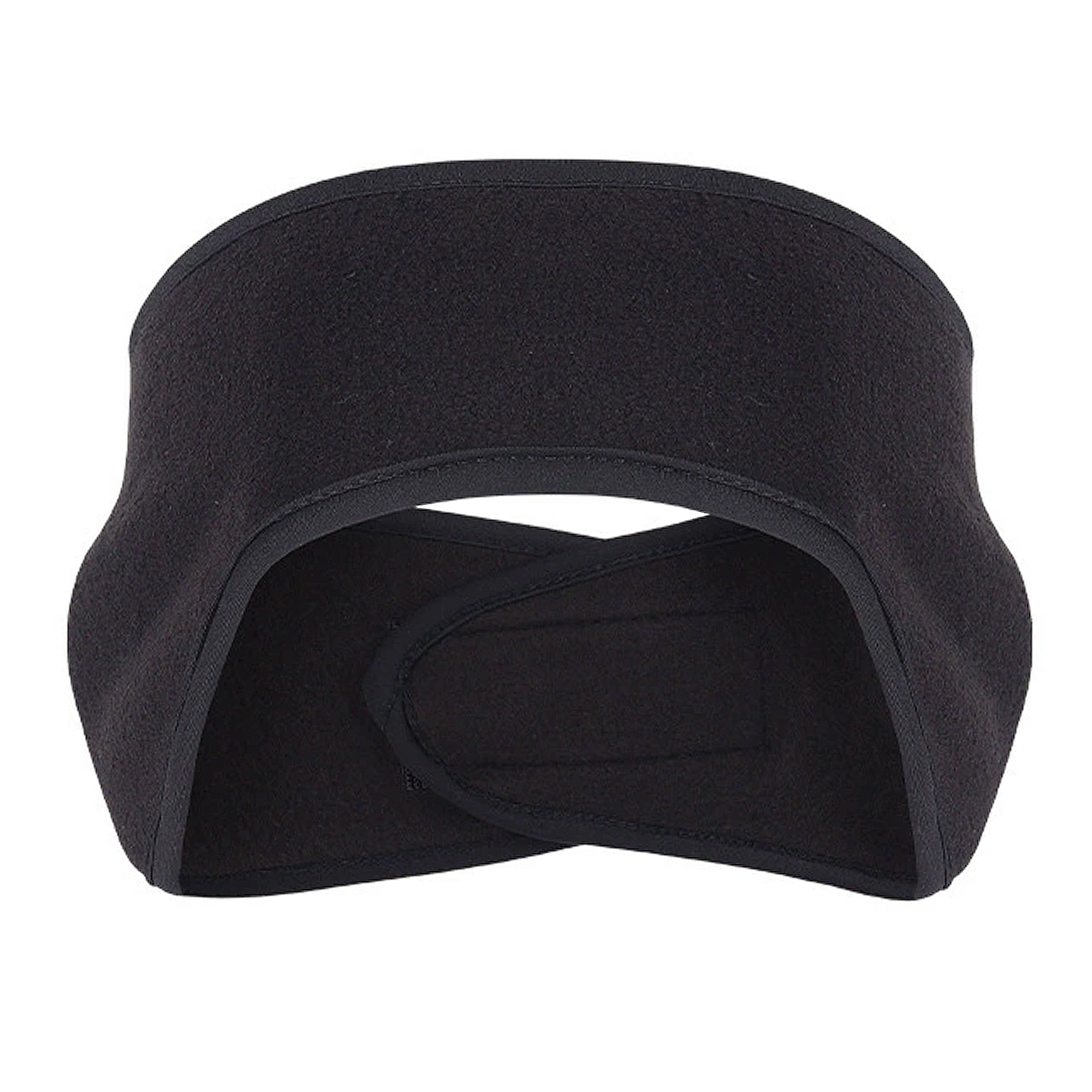 Anna-Kaci Winter Fleece Headband Adjustable Stretchy Ear Warmer Full Cover Sweatband Unisex - Velcro Design