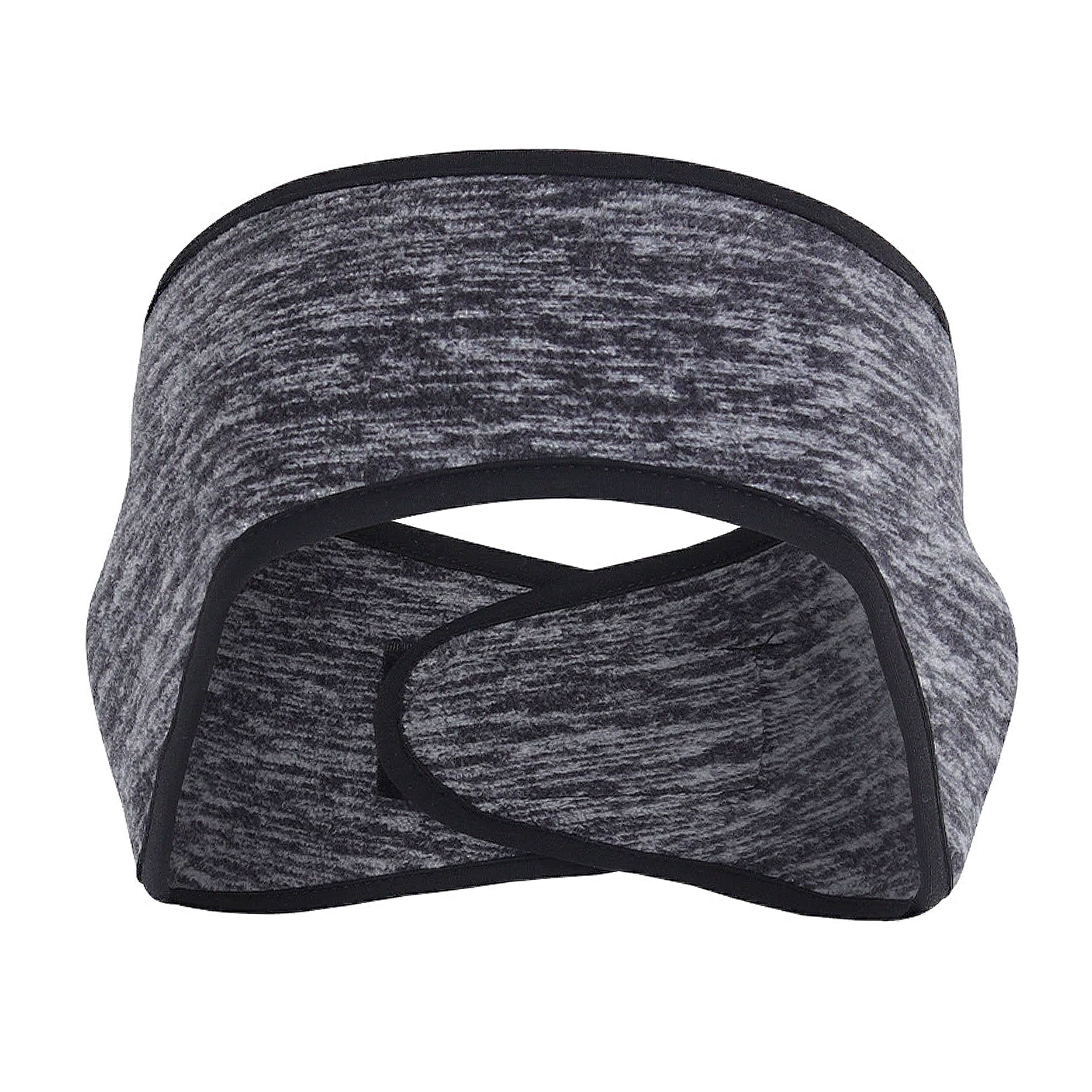 Anna-Kaci Winter Fleece Headband Adjustable Stretchy Ear Warmer Full Cover Sweatband Unisex - Velcro Design