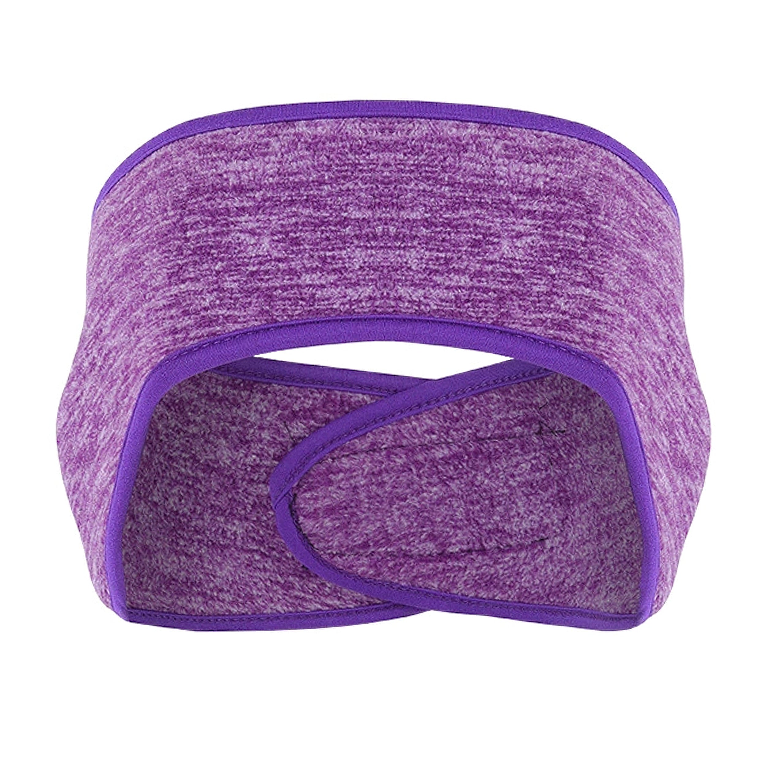 Anna-Kaci Winter Fleece Headband Adjustable Stretchy Ear Warmer Full Cover Sweatband Unisex - Velcro Design