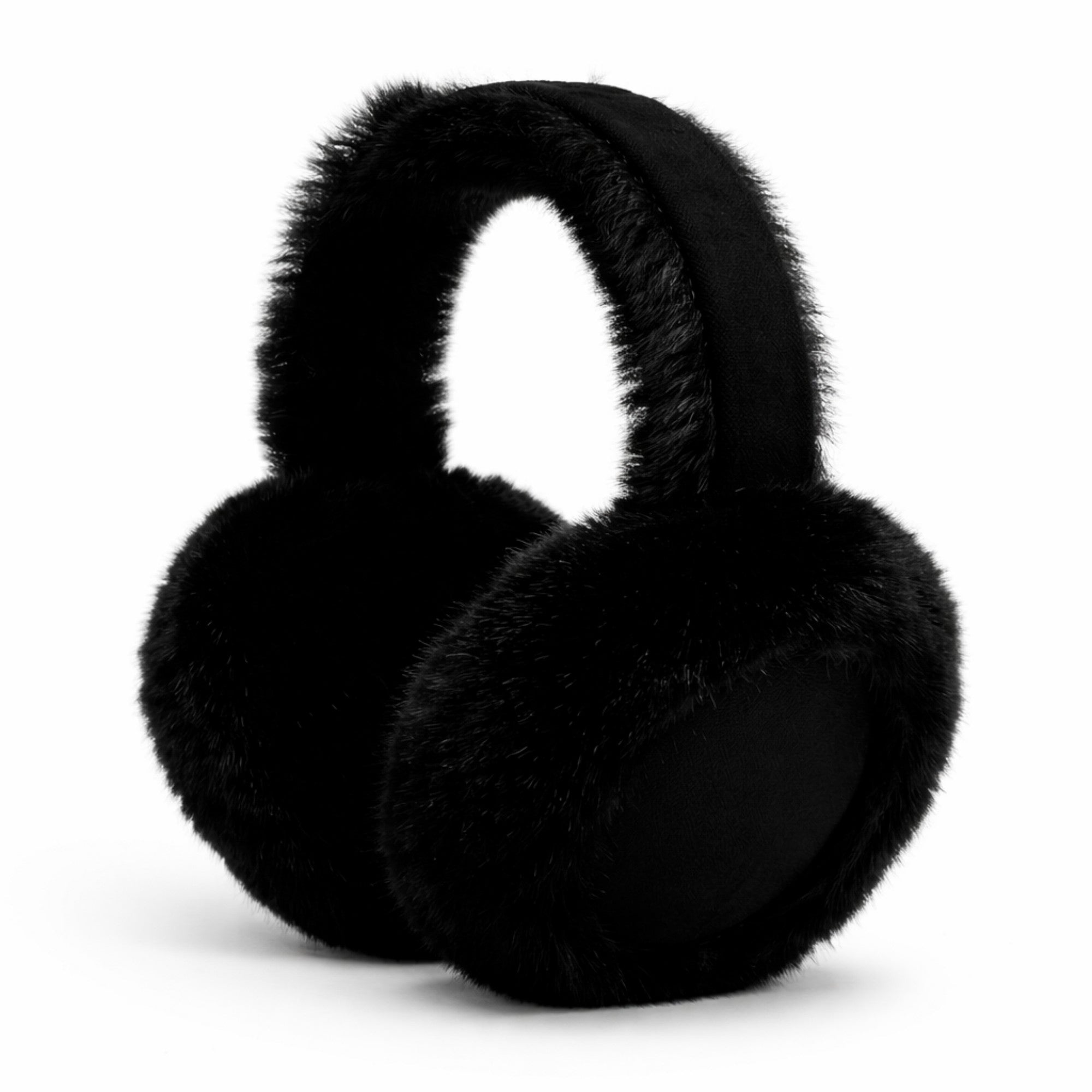 Anna-Kaci Women's Plush Faux Fur Earmuffs with Foldable Design and Soft Cushioned Ear Pads for Cold Weather Comfort