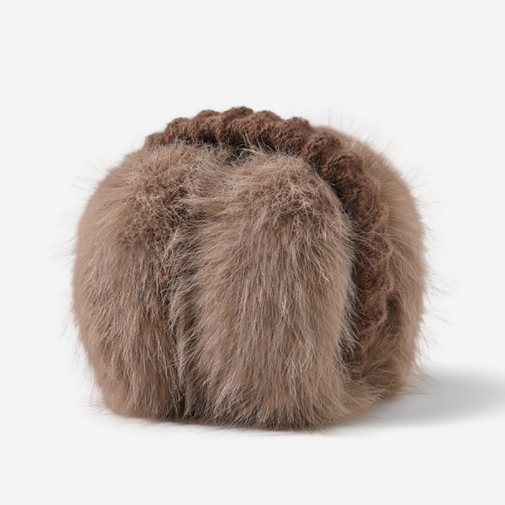 Anna-Kaci Women's Plush Faux Fur Foldable Earmuffs with Elastic Headband and Cushioned Ear Covers