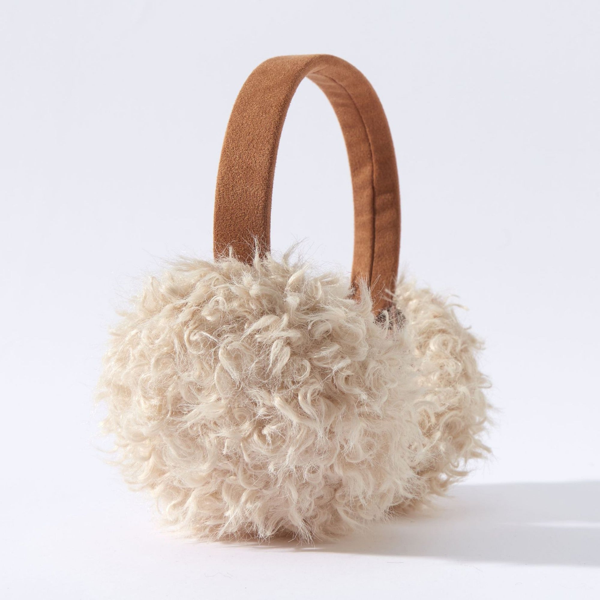 Anna-Kaci Women's High Pile Faux Shearling Earmuffs with Padded Headband and Plush Cushioned Ear Covers