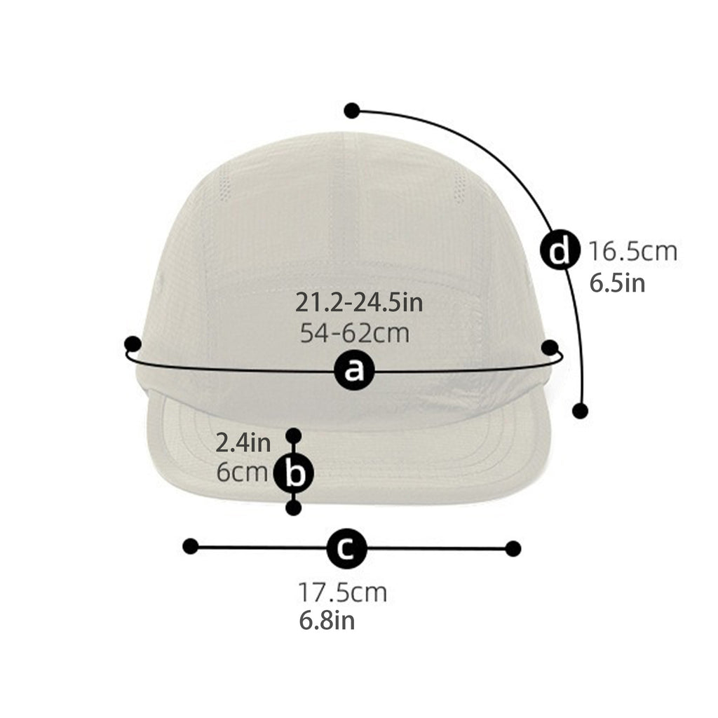 Anna-Kaci Ultralight Breathable Baseball Cap Quick Dry Design for Outdoor Travel Running Wear