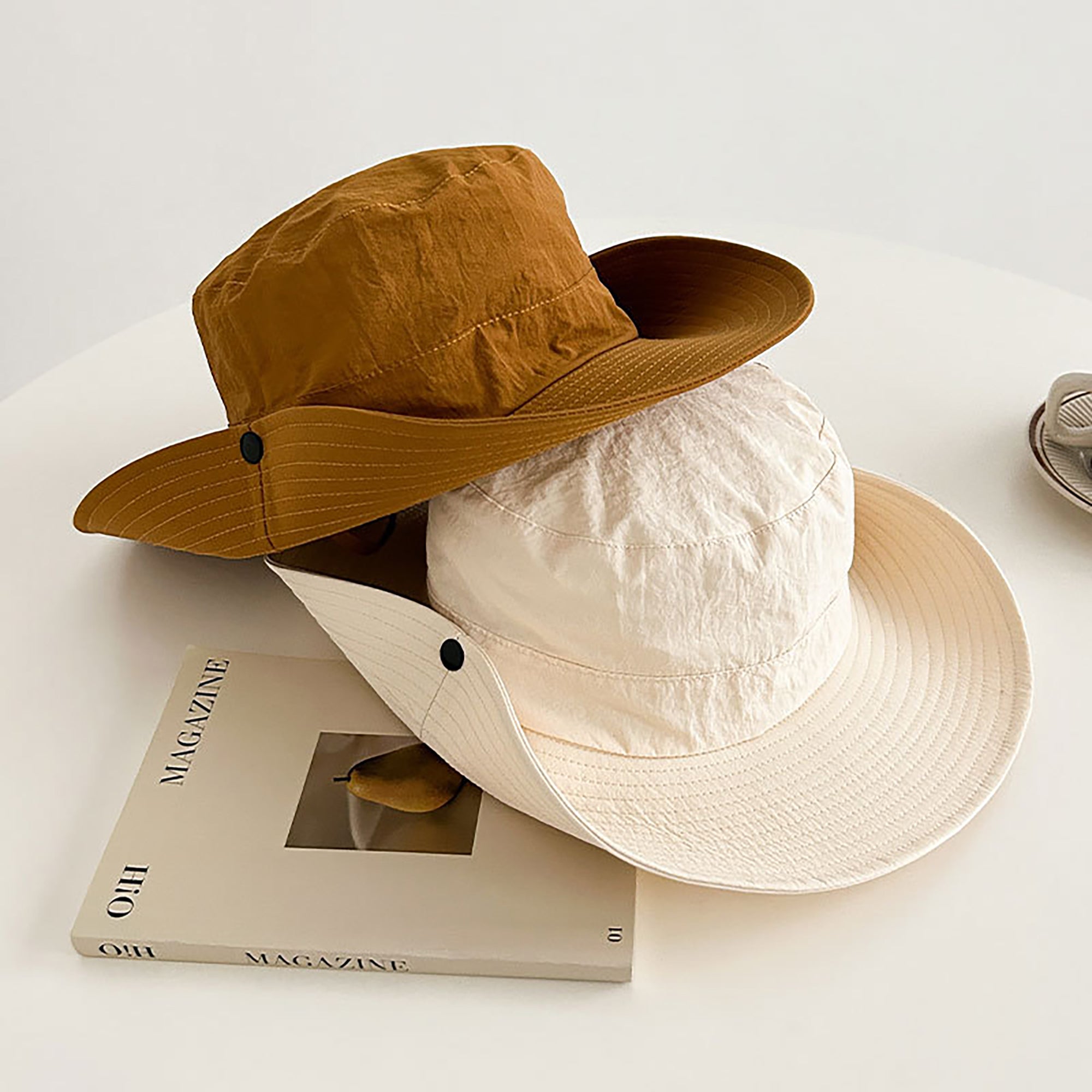 Anna-Kaci Lightweight Quick Dry Wide Brim Hiking Hat with Adjustable Chin Strap